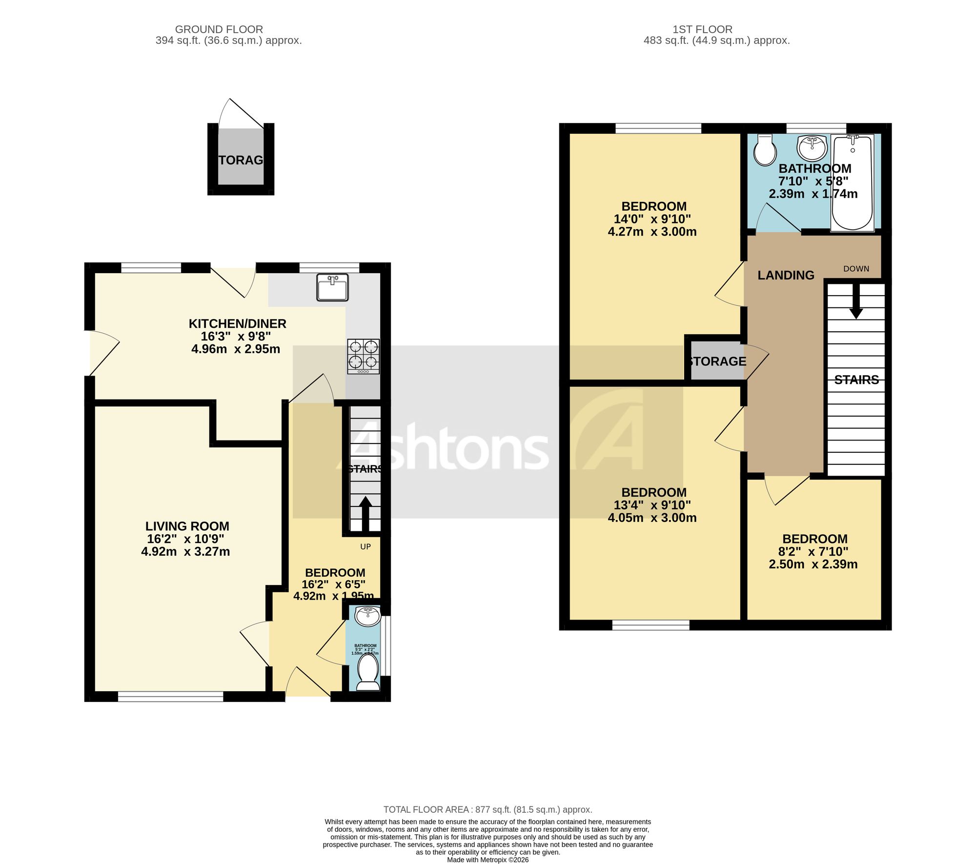 18 Deepdale, Widnes floorplan