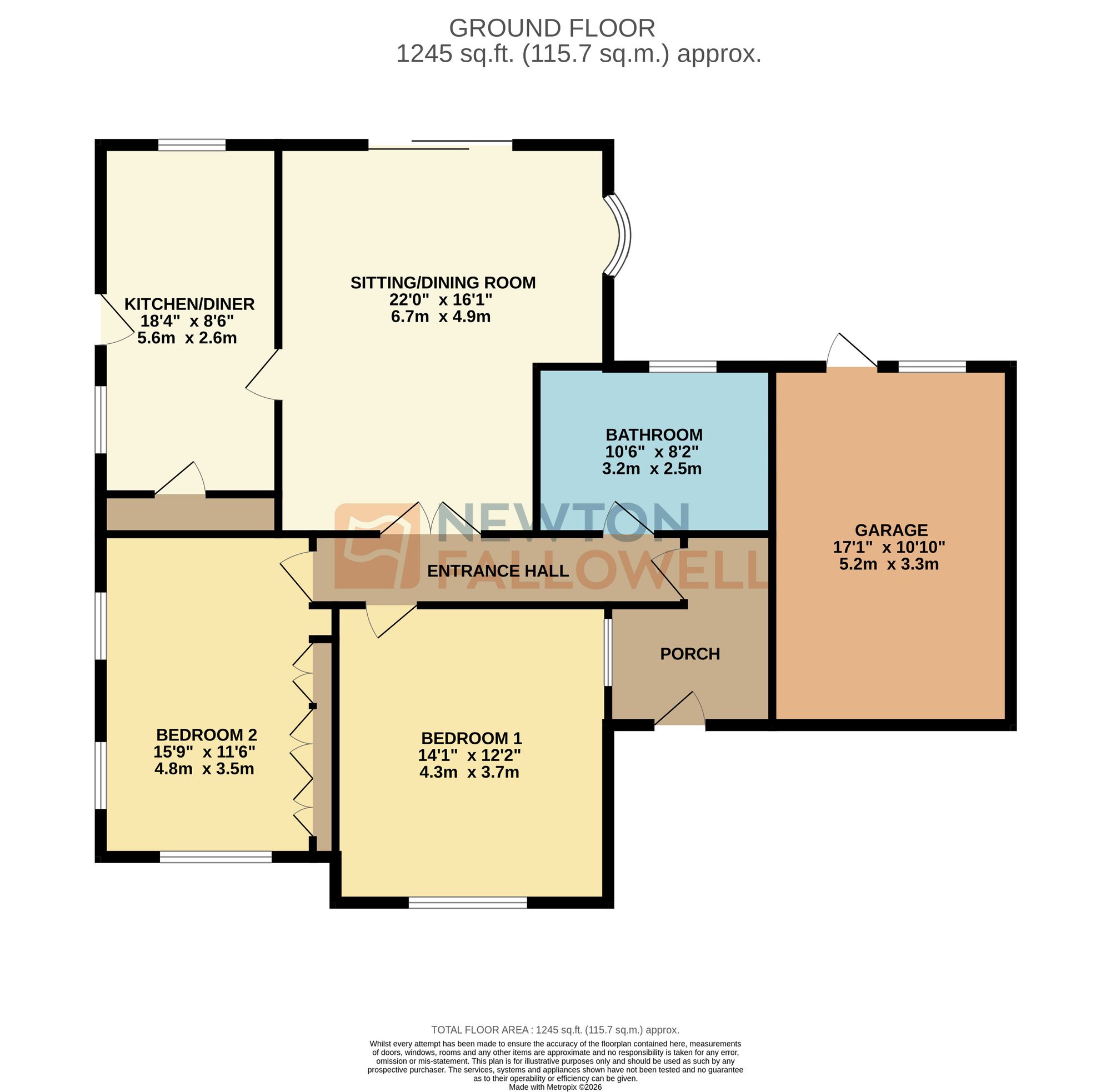 23 Englefield Road, Leicester floorplan