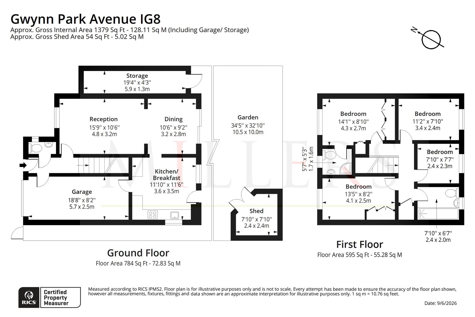 40, Gwynne Park Avenue, Woodford Green floorplan