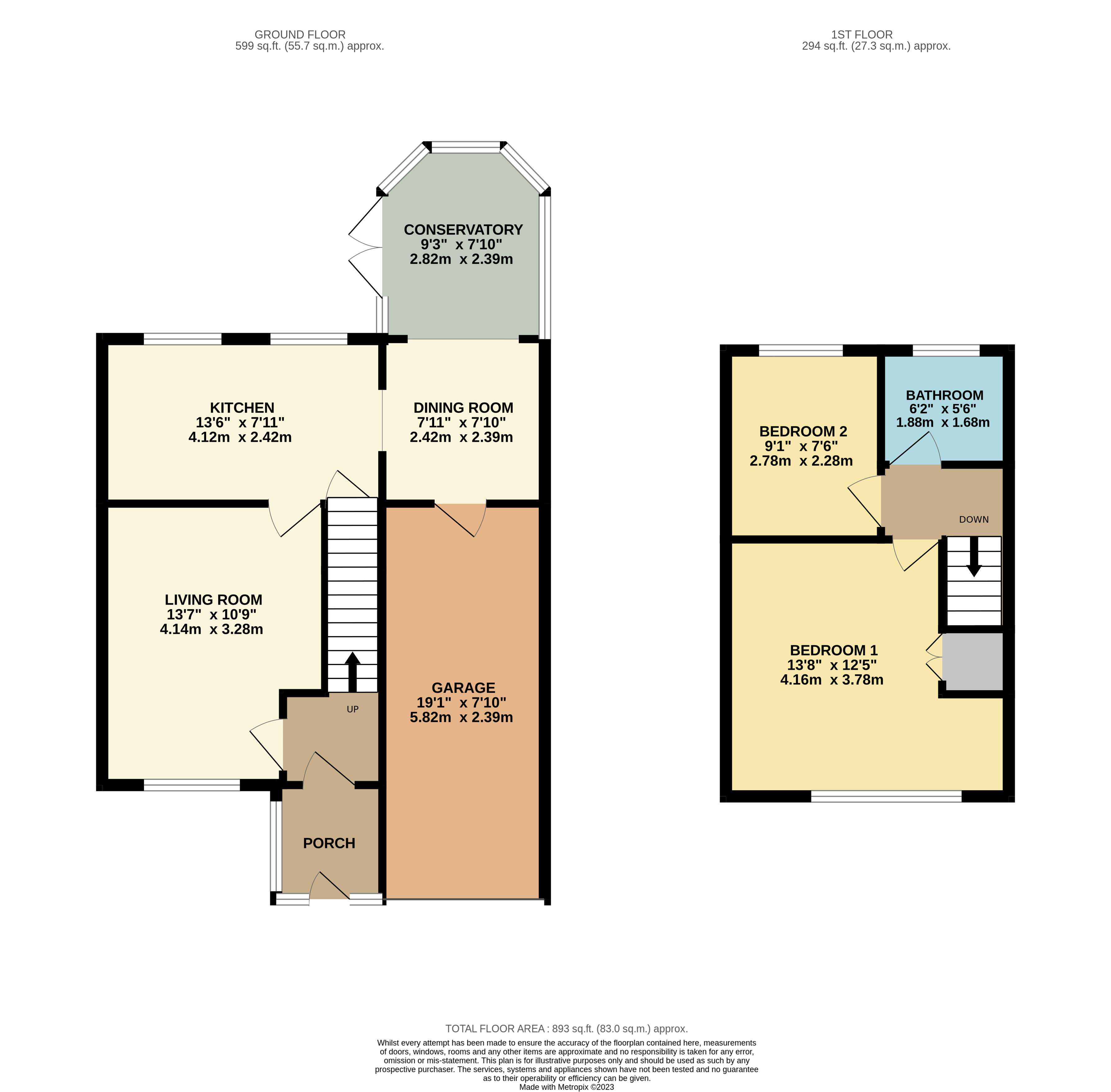 Packwood Close, heath, Redditch, Worcestershire B97, 2 bedroom link