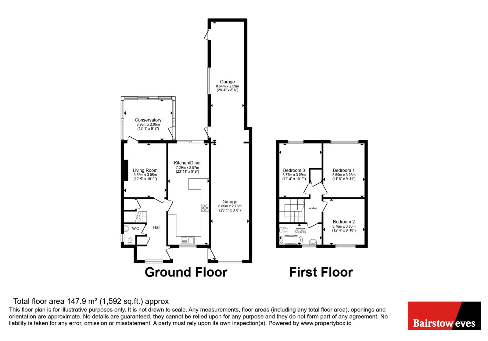 42, Eagle Close, Kent floorplan