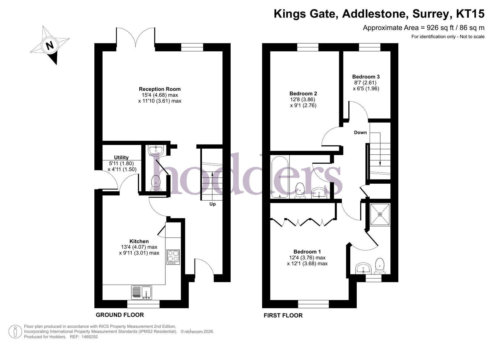 7, Kings Gate, Addlestone floorplan