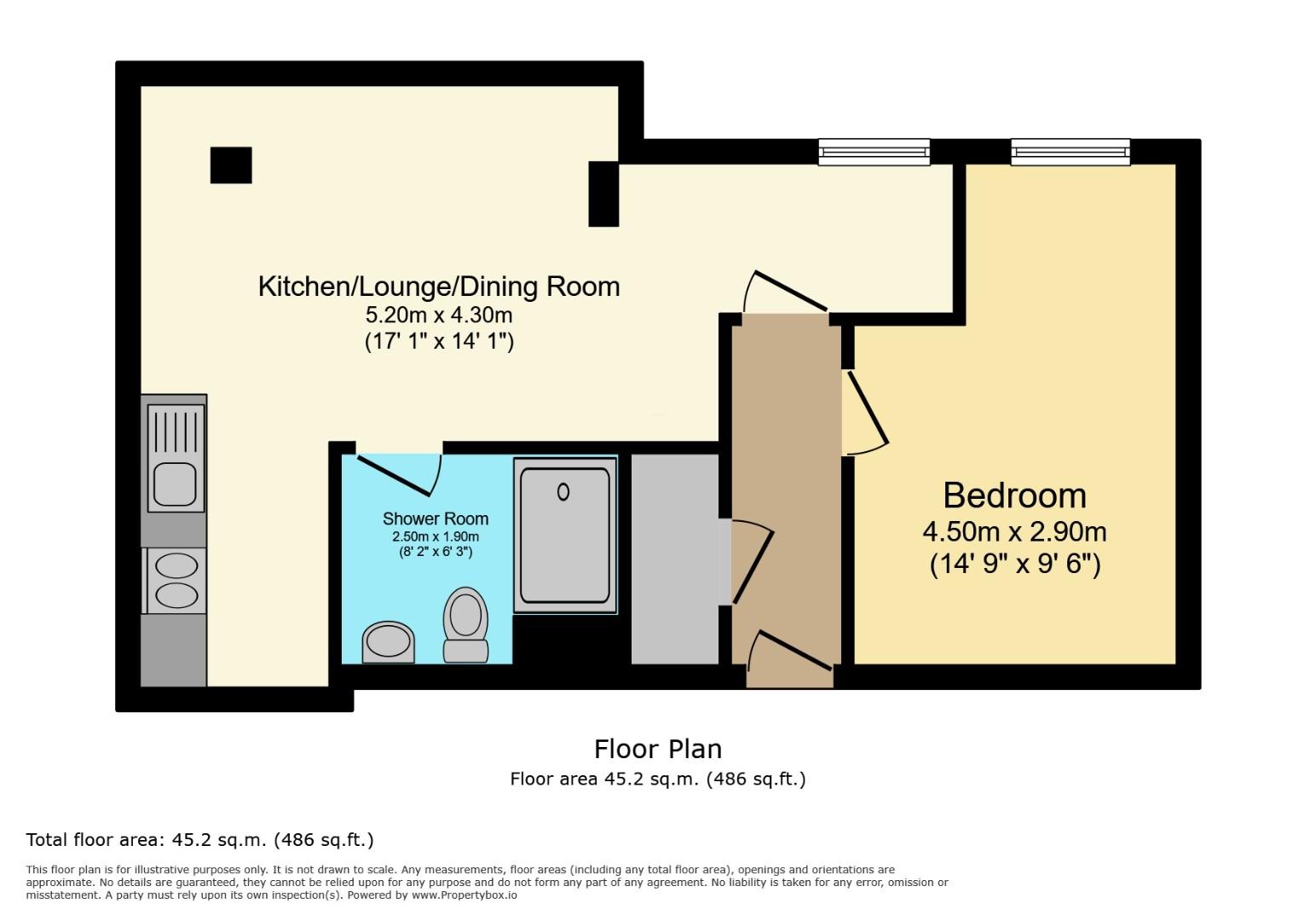 111 Sovereign House, 110, Queen Street, Sheffield floorplan