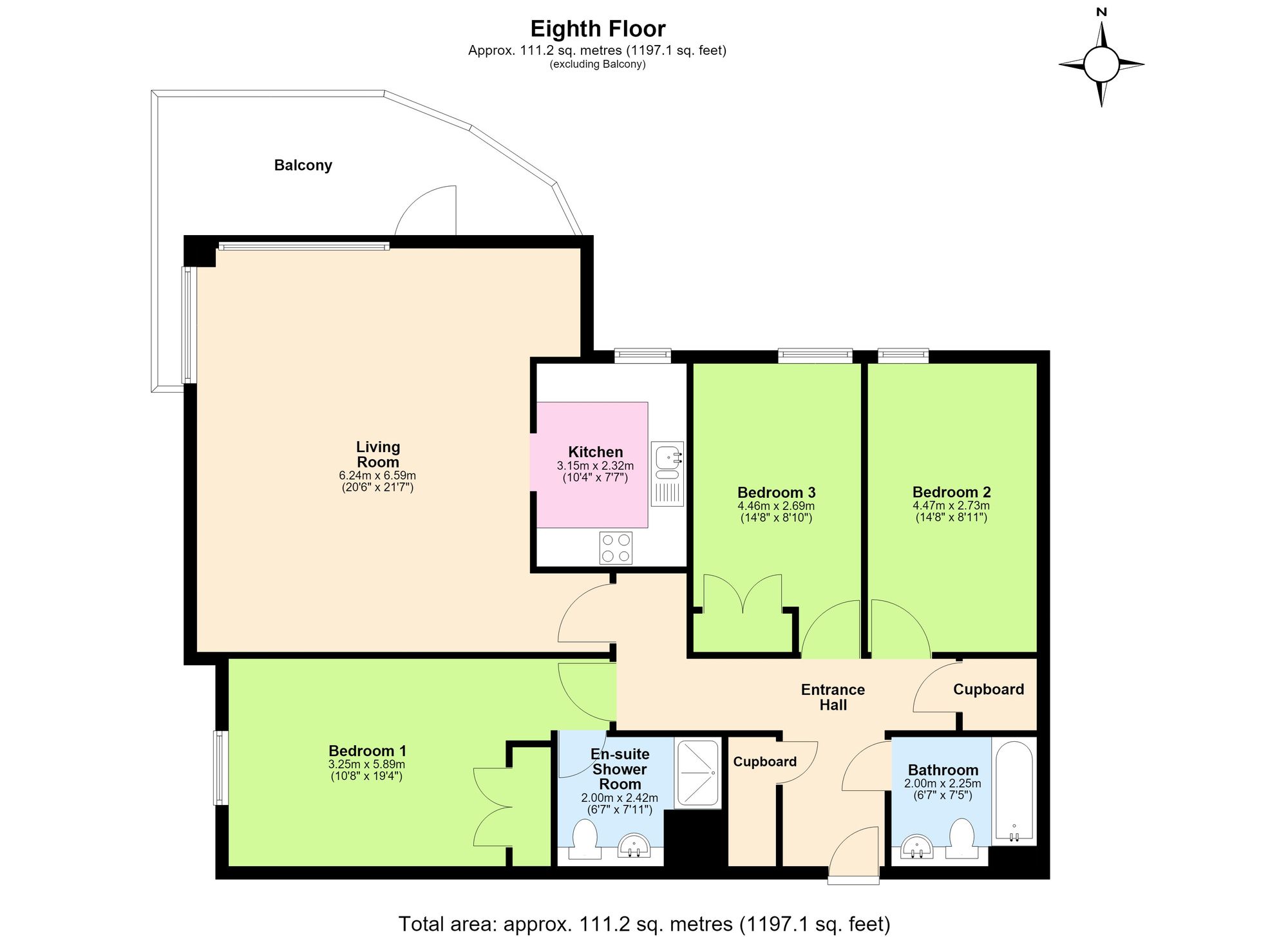 745 Alexandria, Cardiff floorplan