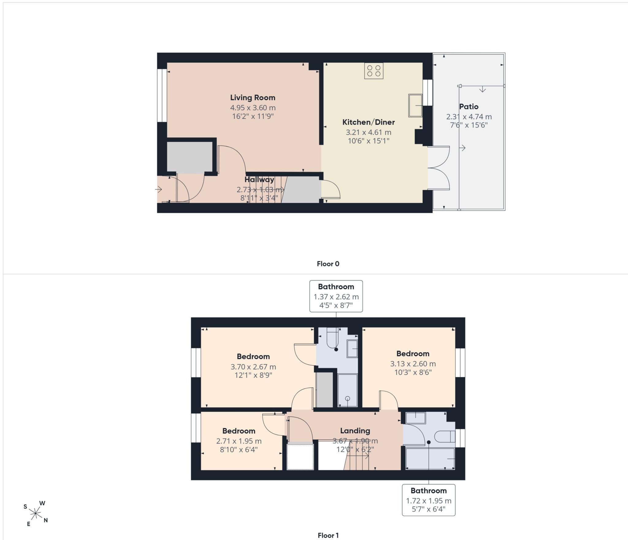 83, Kimlers Way, Looe floorplan