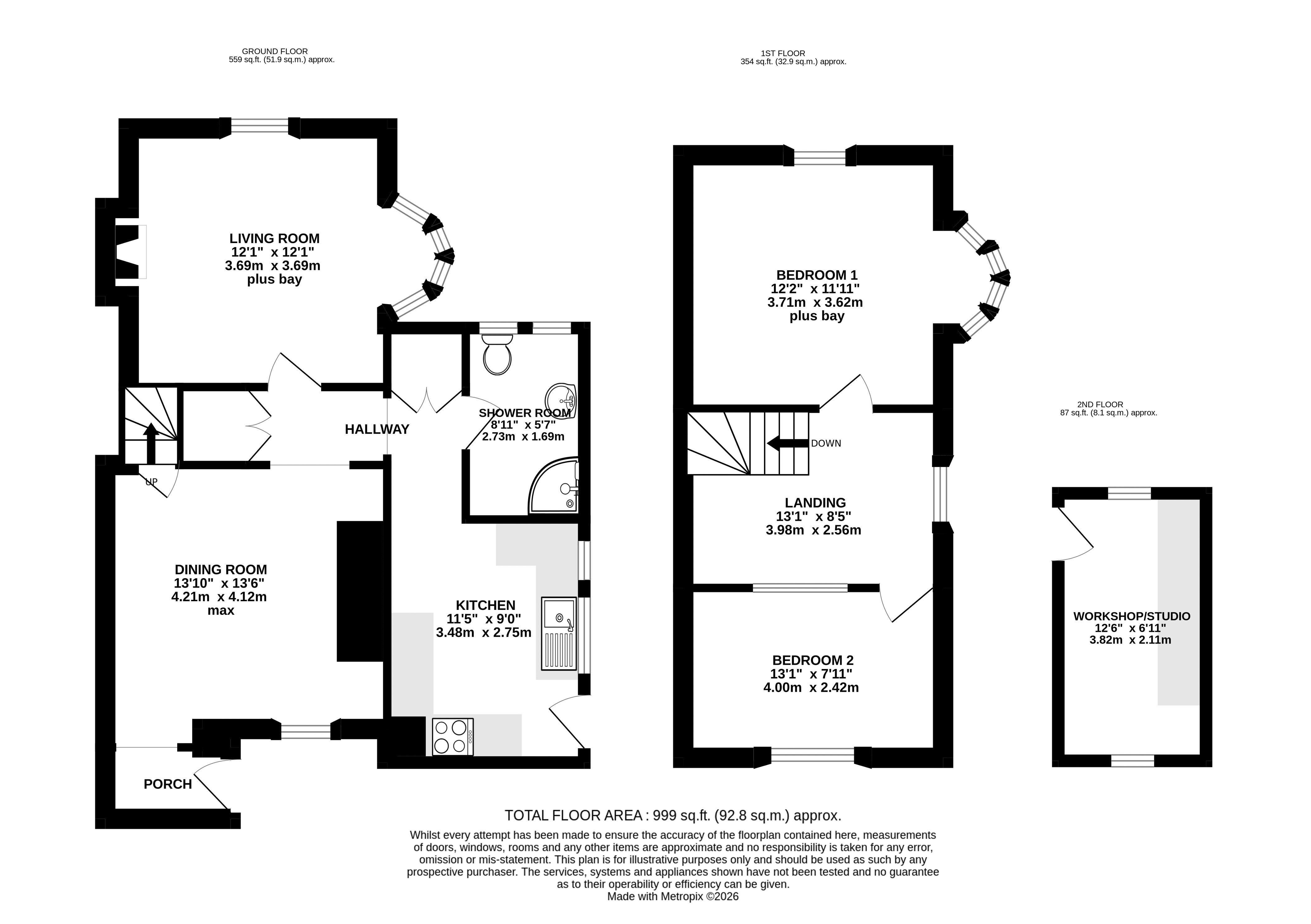 Downe Thatch, Exeter floorplan