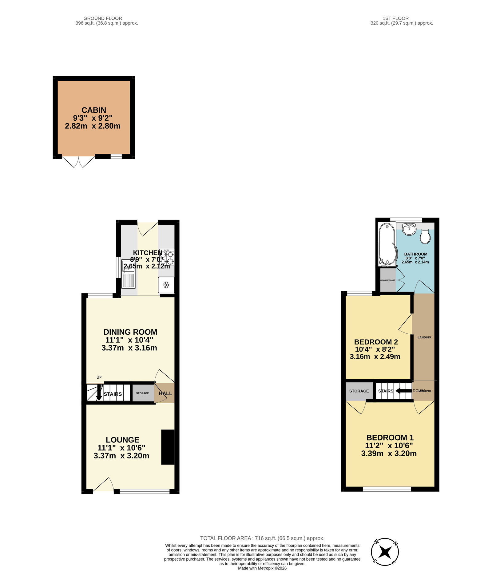 Essex Road, Rochester floorplan
