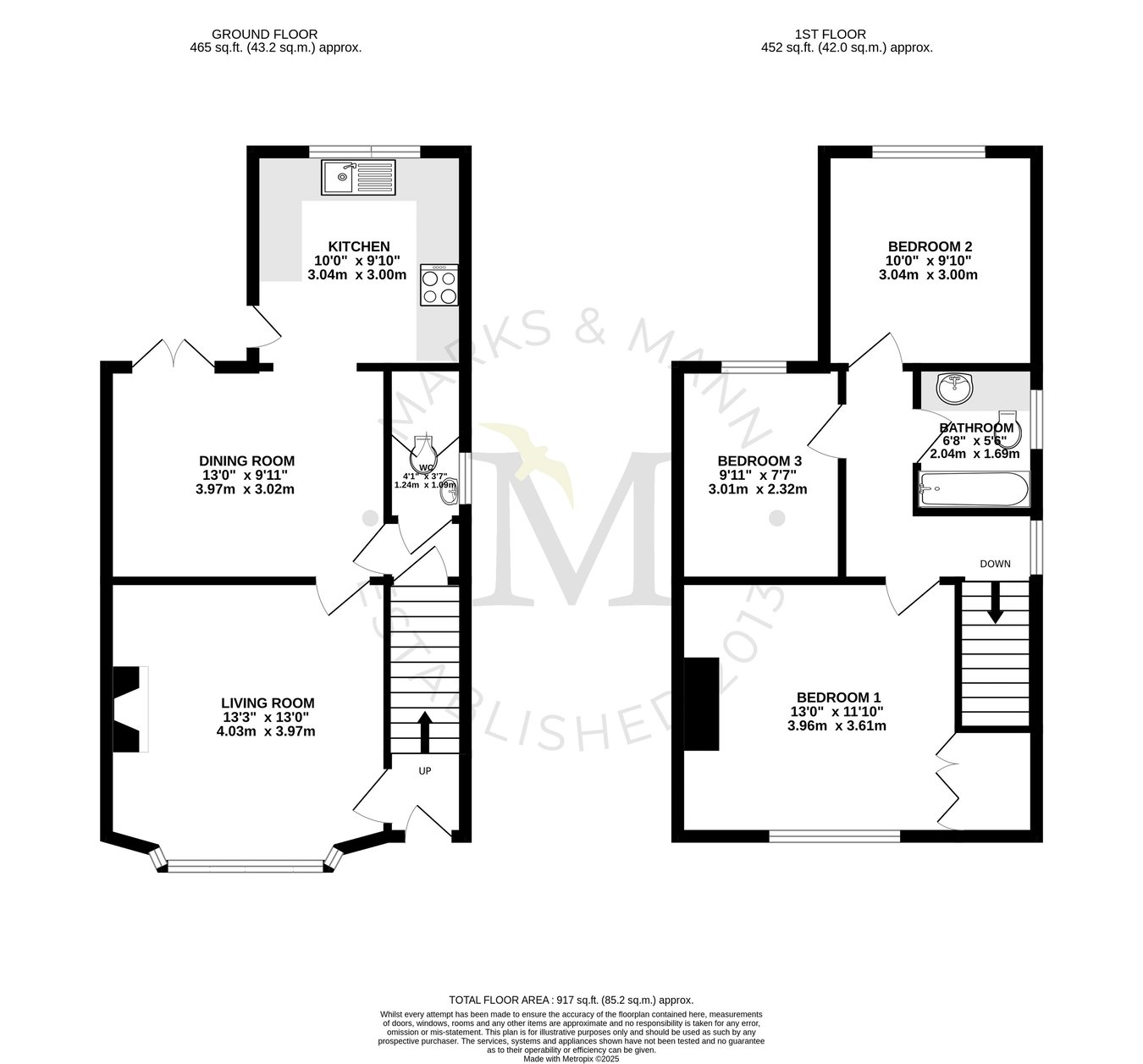 14, Highfield Road, Stowmarket floorplan