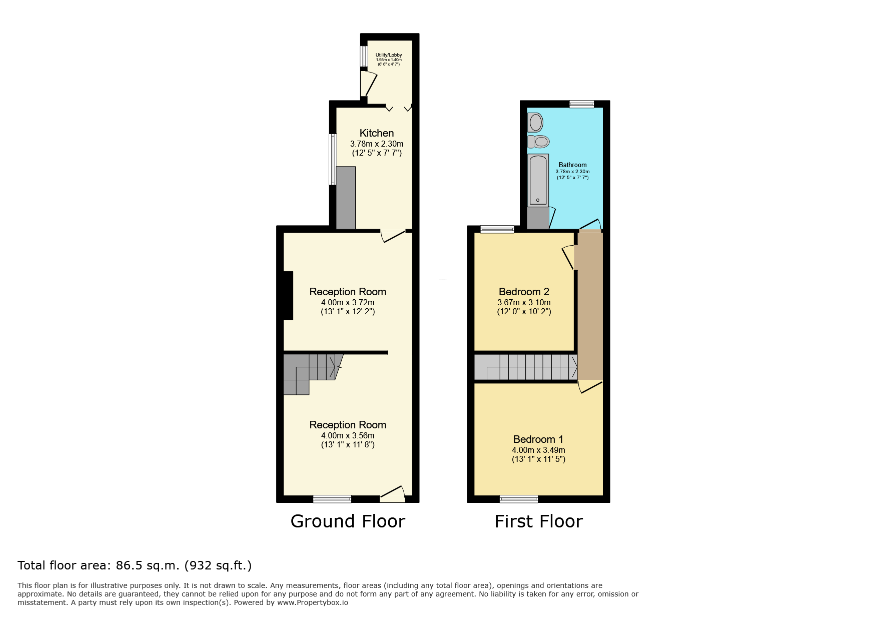 40 Pool Road, Leicester floorplan