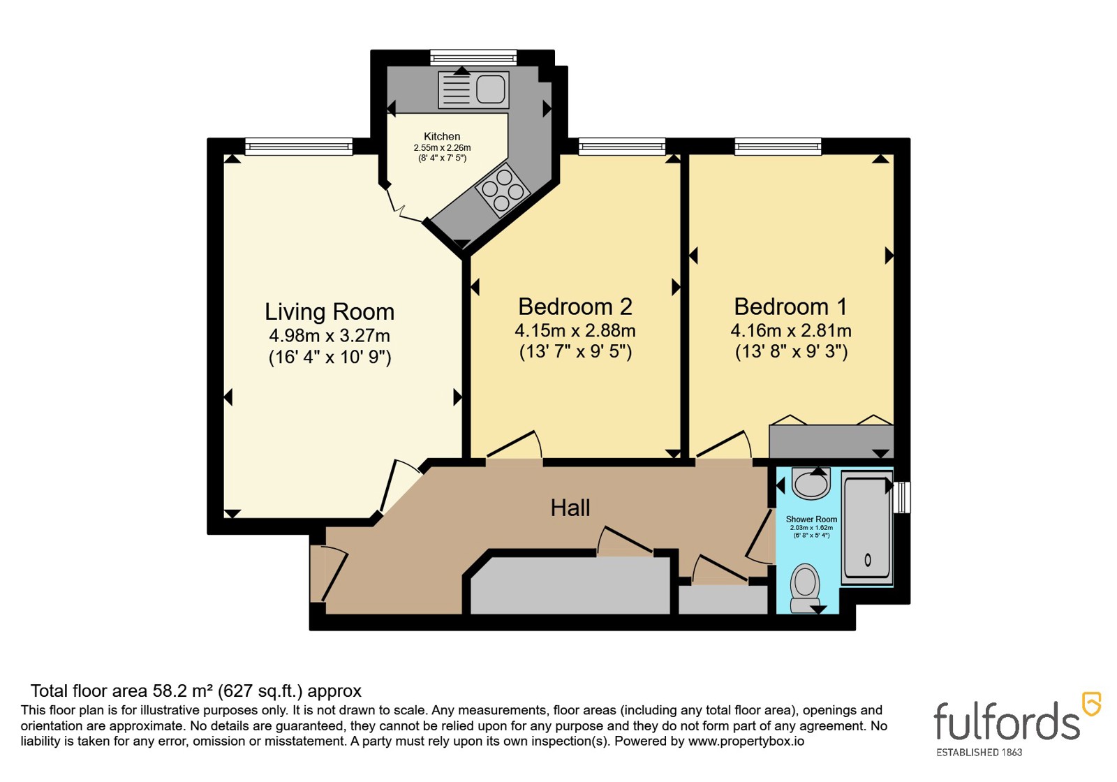 Flat 24, 18, Horn Cross Road, Devon floorplan