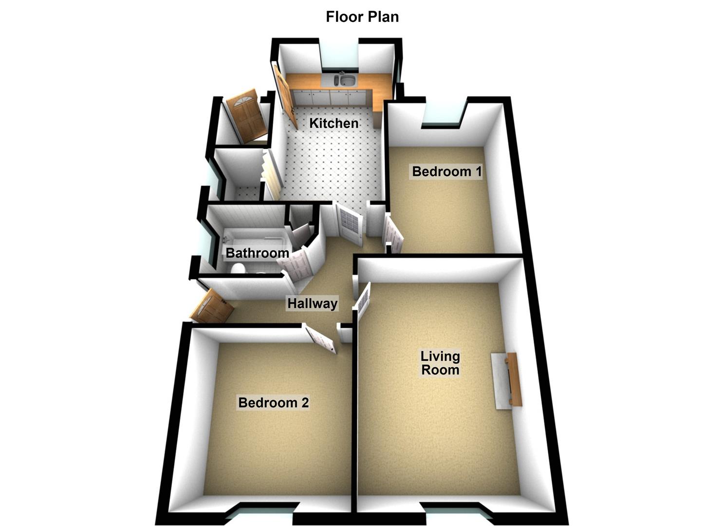 1, Rosemary Gardens, Peterborough floorplan