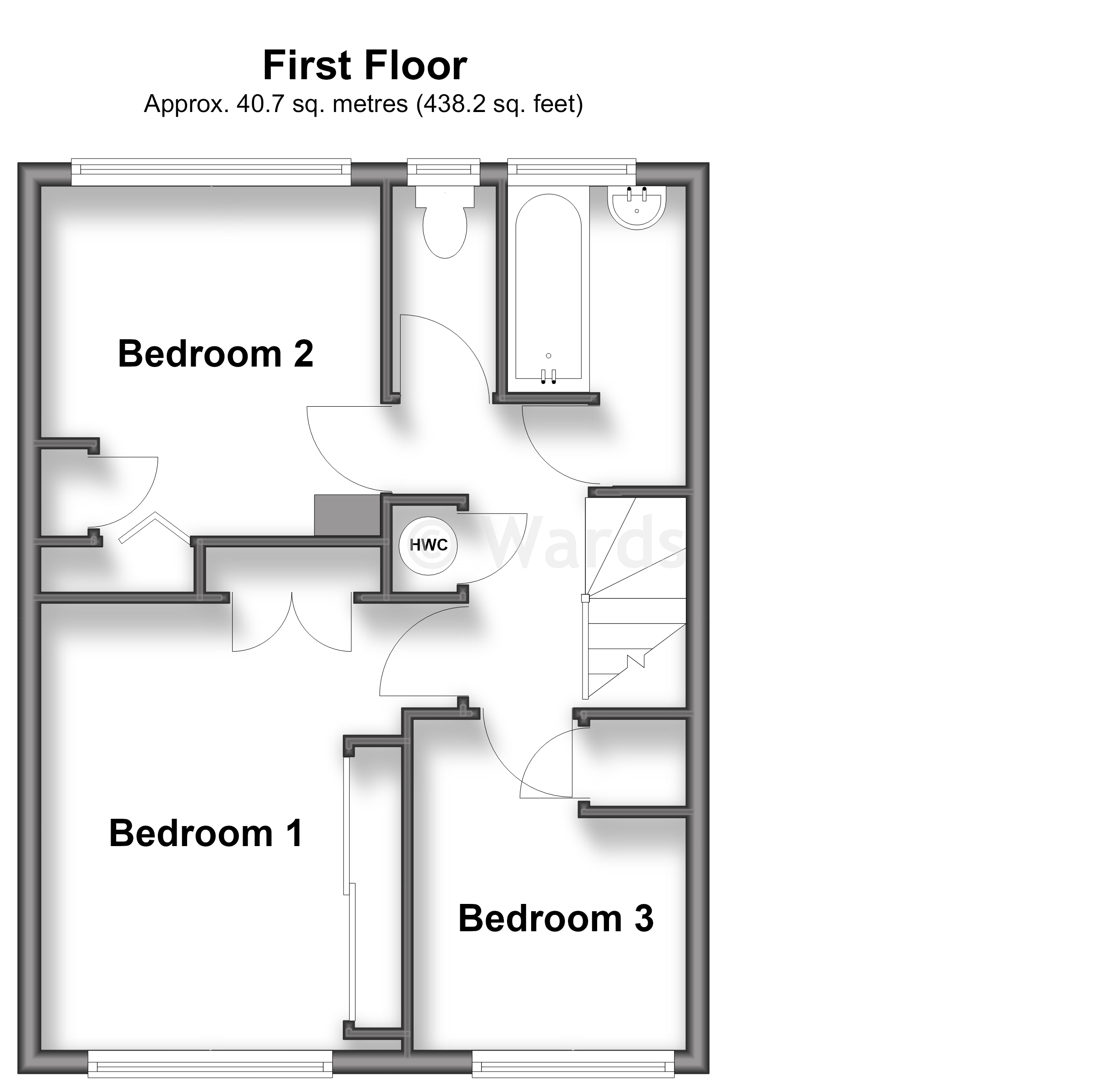 43, Larch Crescent, Tonbridge floorplan