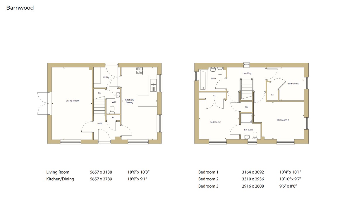 Hawthorn Park, Leominster floorplan