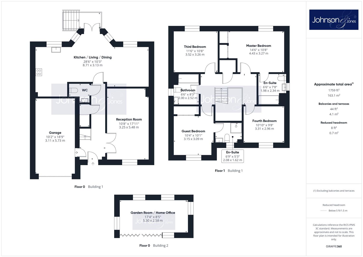 3, Kingfisher Close, Chertsey floorplan