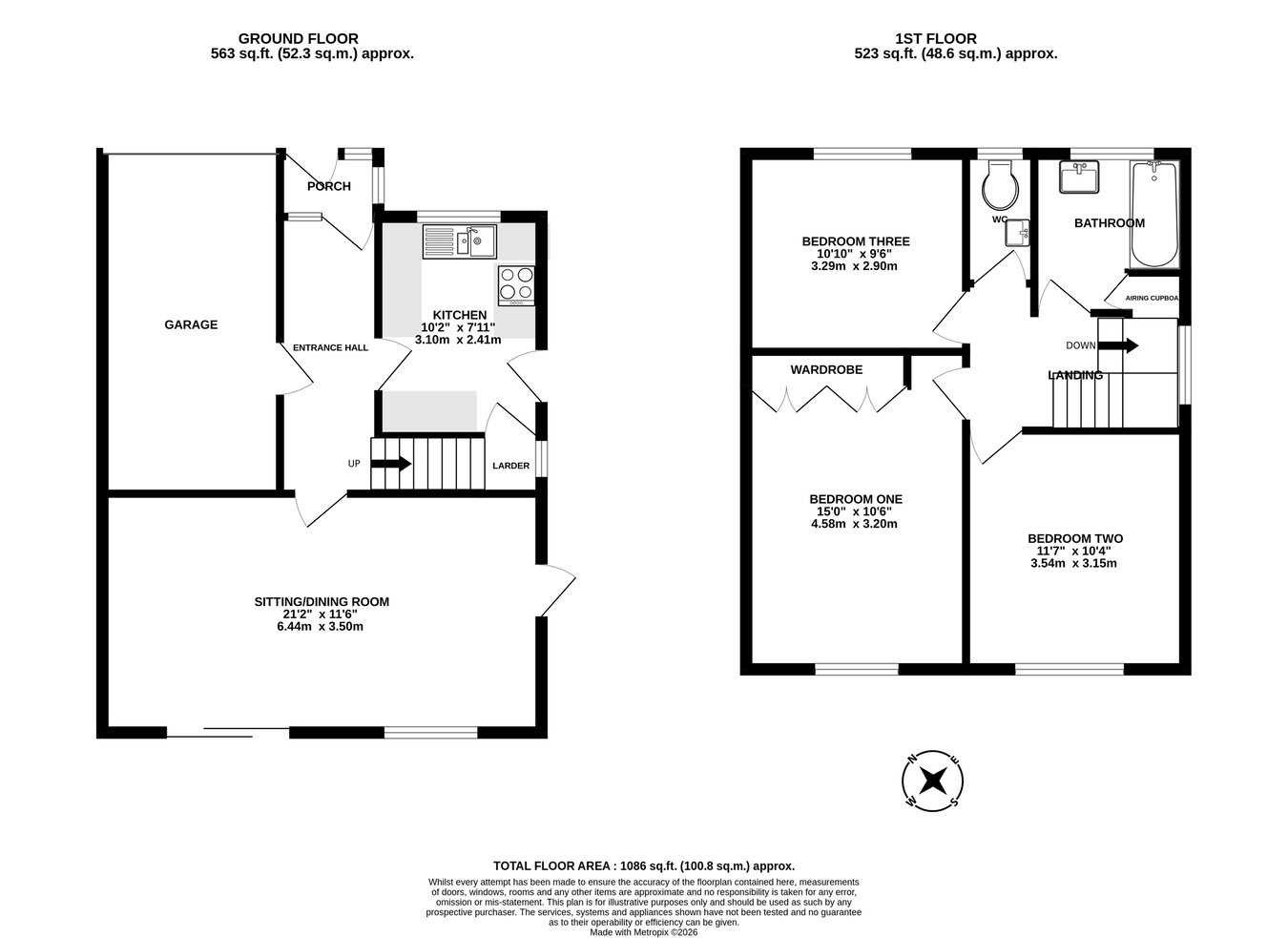 83, Old Newtown Road, Newbury floorplan