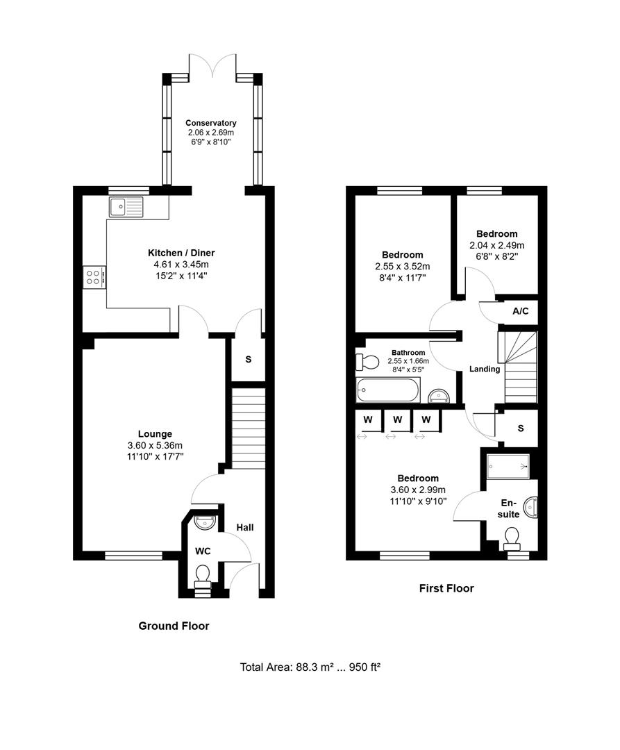 22, Brampton Grange Drive, Daventry floorplan