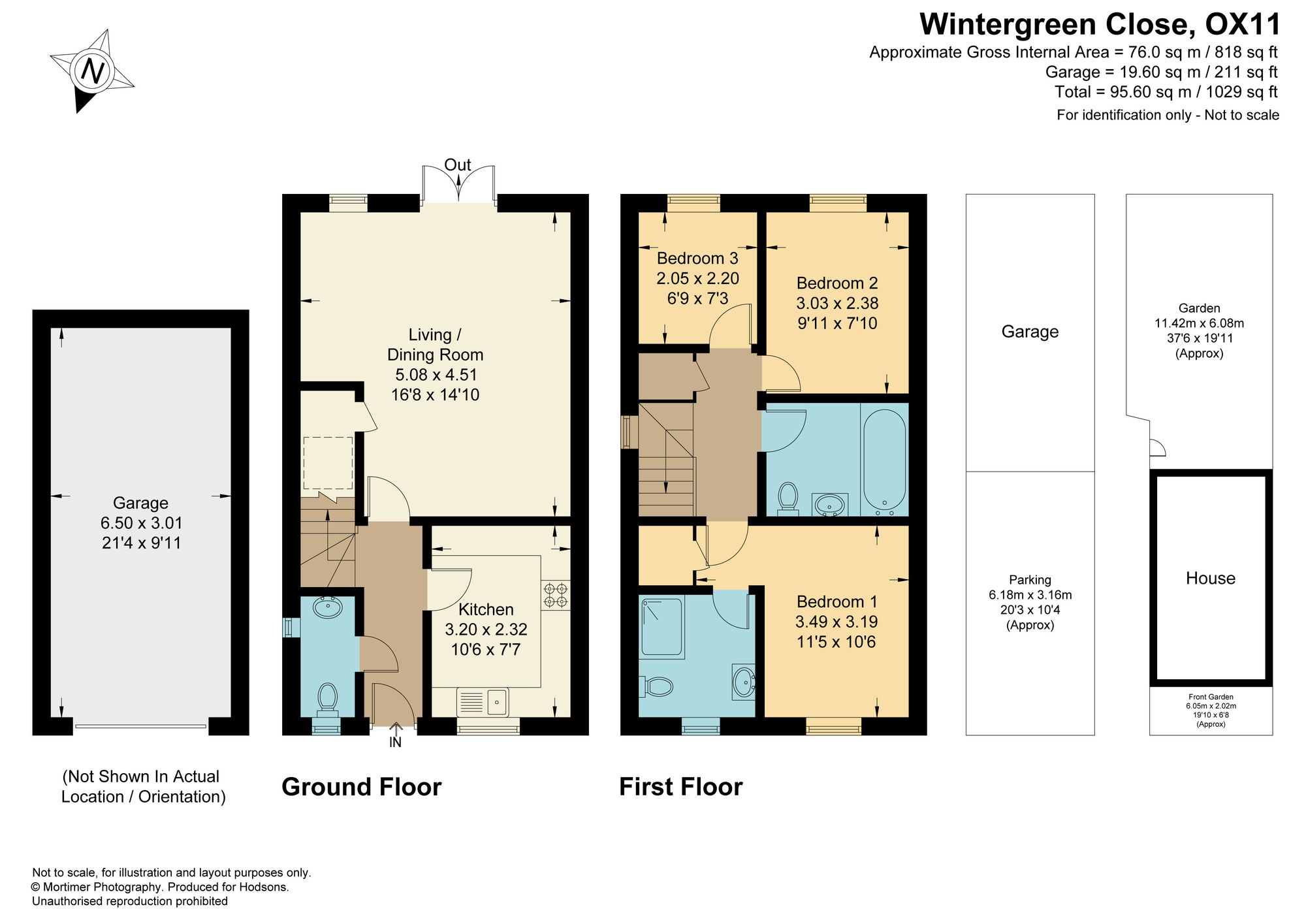 22 Wintergreen Close, Didcot floorplan