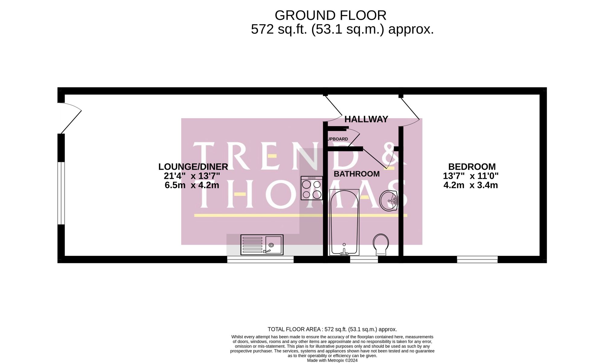 100 London Road, Hemel Hempstead floorplan