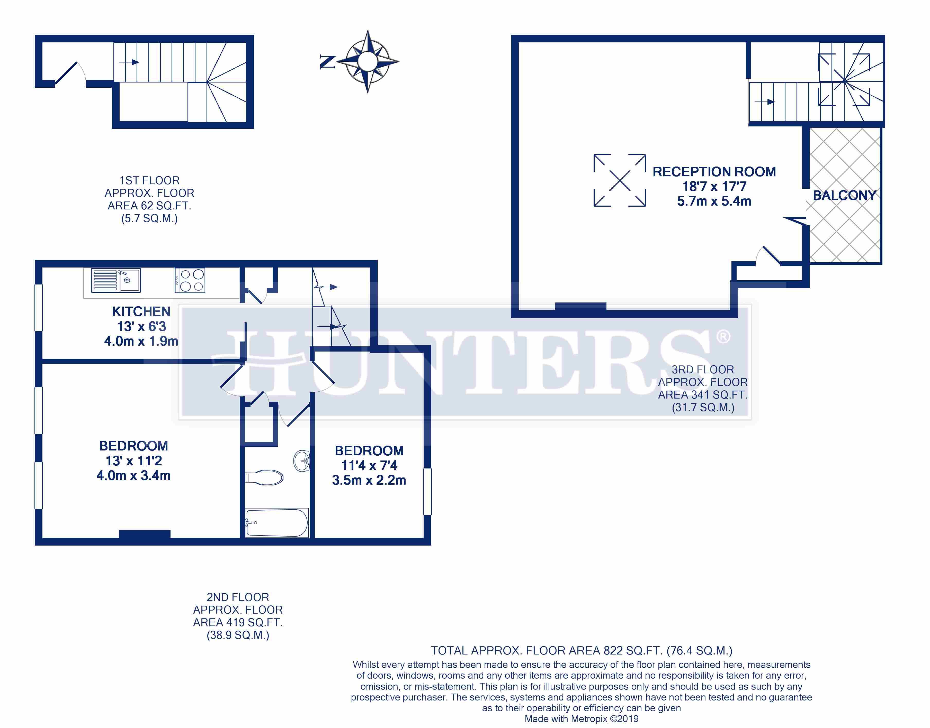 2 Bedrooms Flat for sale in Maygrove Road, London NW6