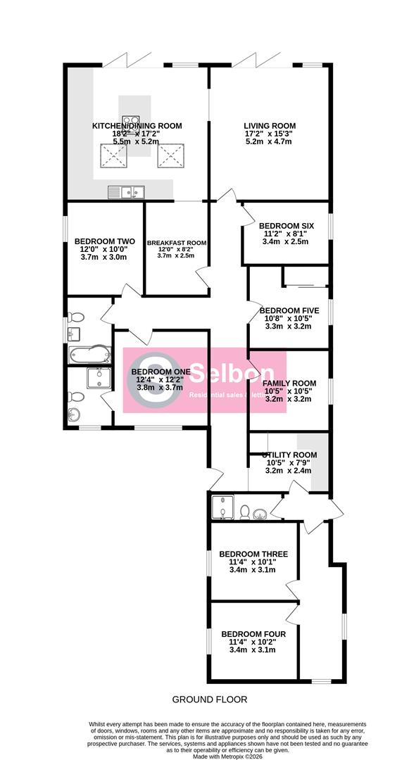 35a, Basingbourne Road, Fleet floorplan