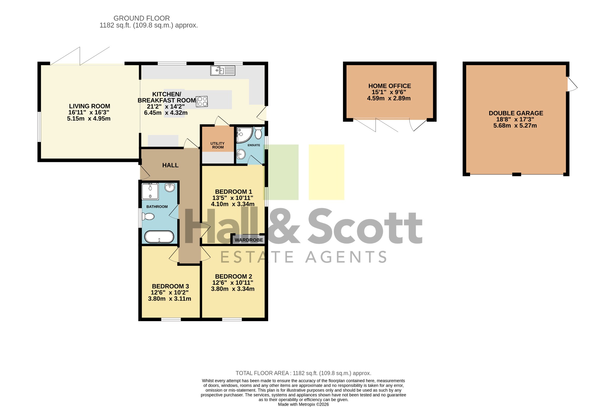 7 Warren Park, West Hill, Ottery St Mary floorplan