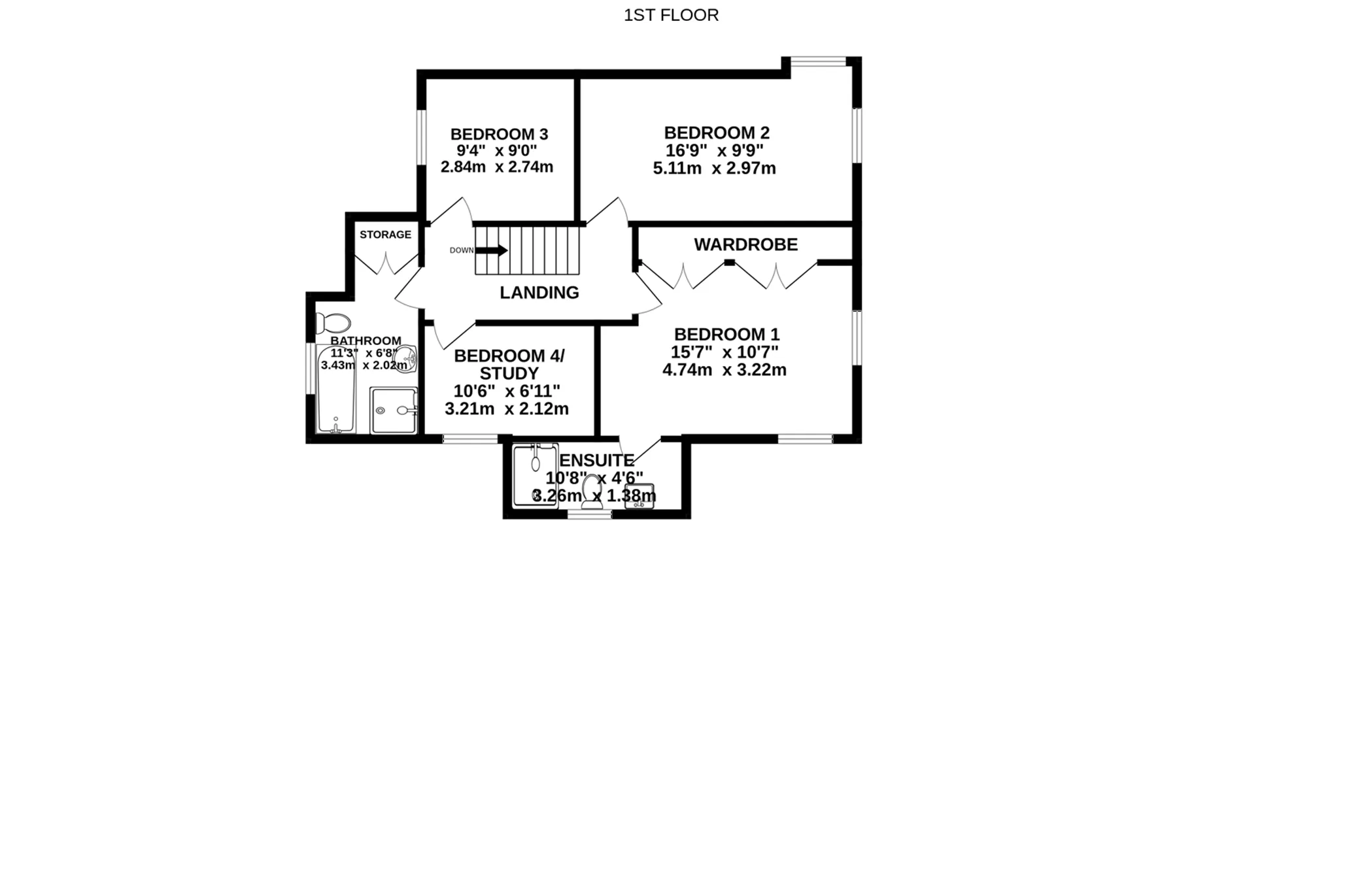 Glen Bower, Little Mill Road, Onchan floorplan