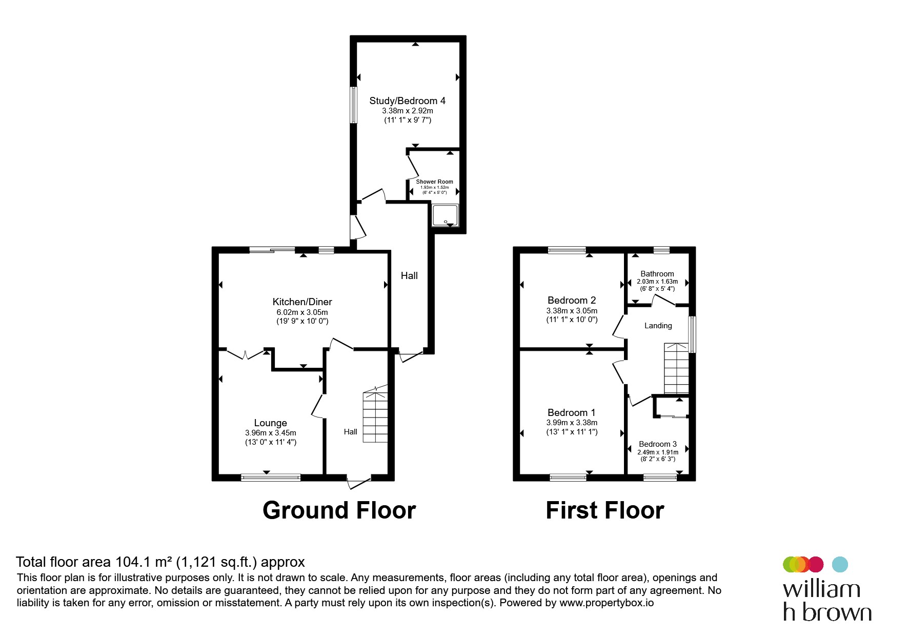 6, Carlton Close, Chesterfield floorplan