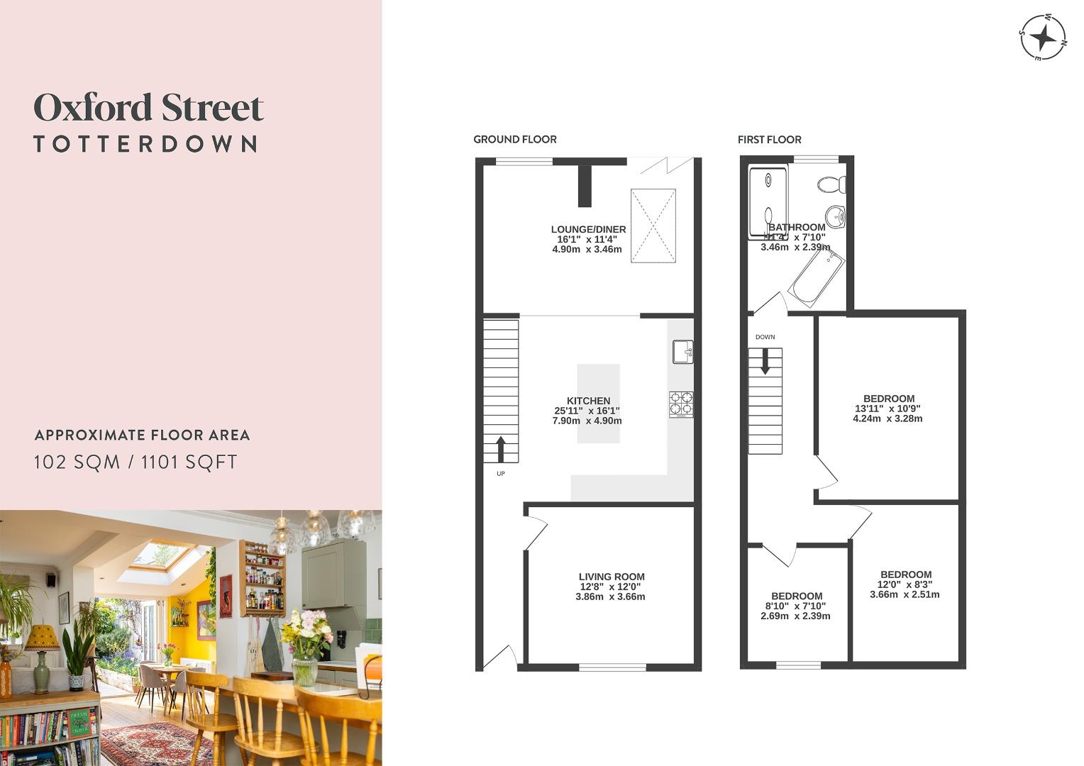 129, Oxford Street, Bristol floorplan