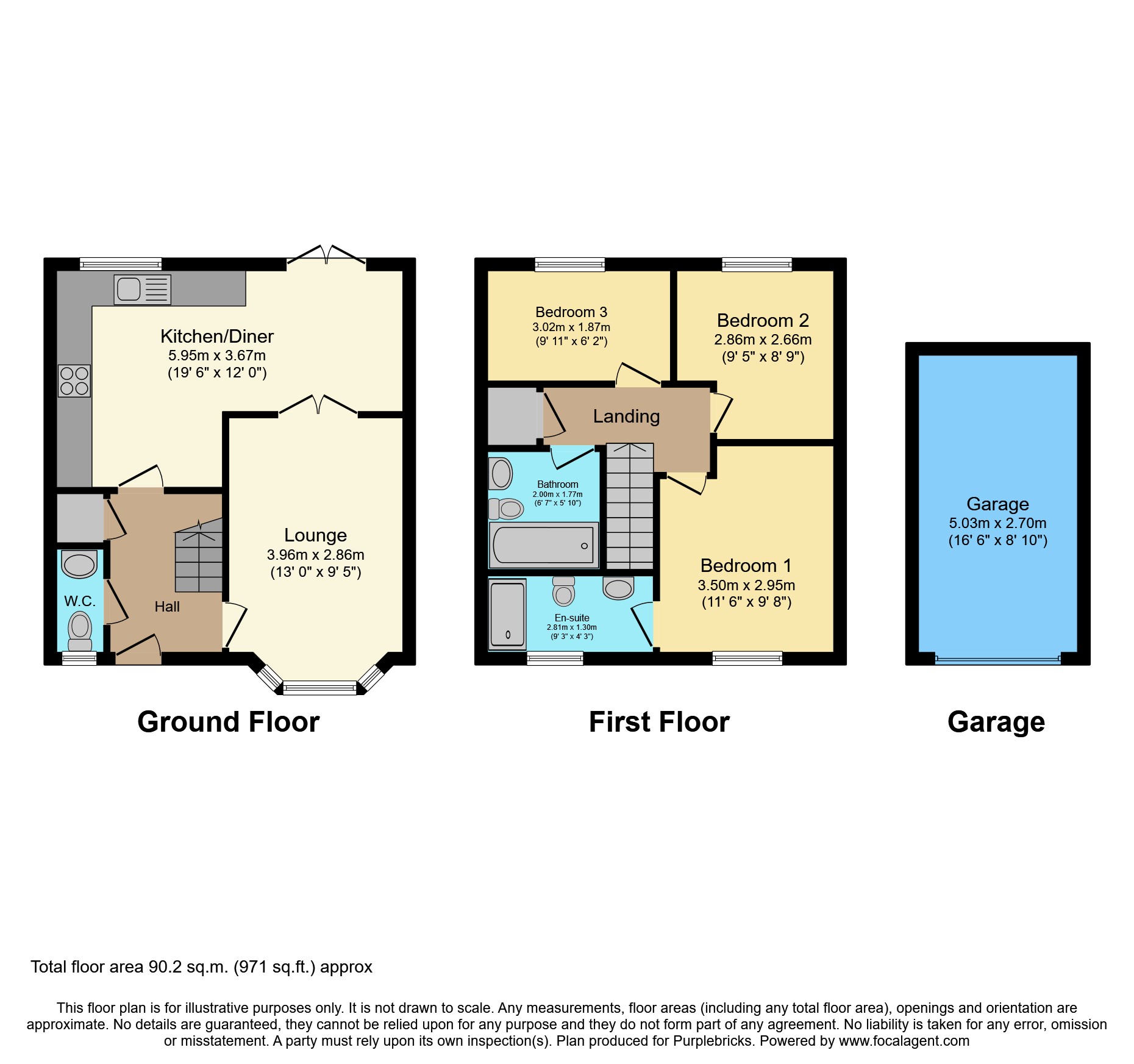Hare Lane, Bedford MK43, 3 bedroom semidetached house for sale