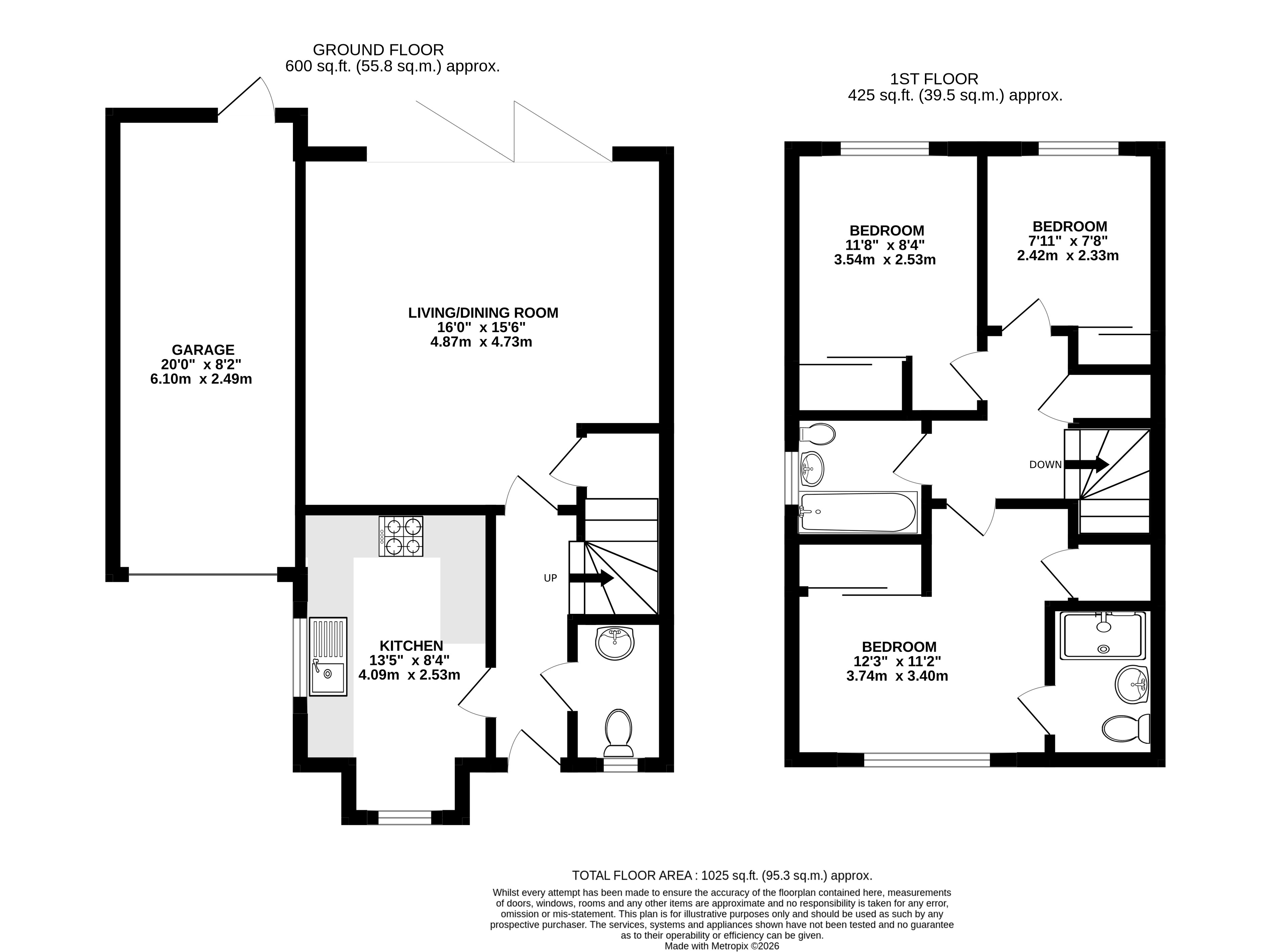 28, Skylark Place, Farnham floorplan