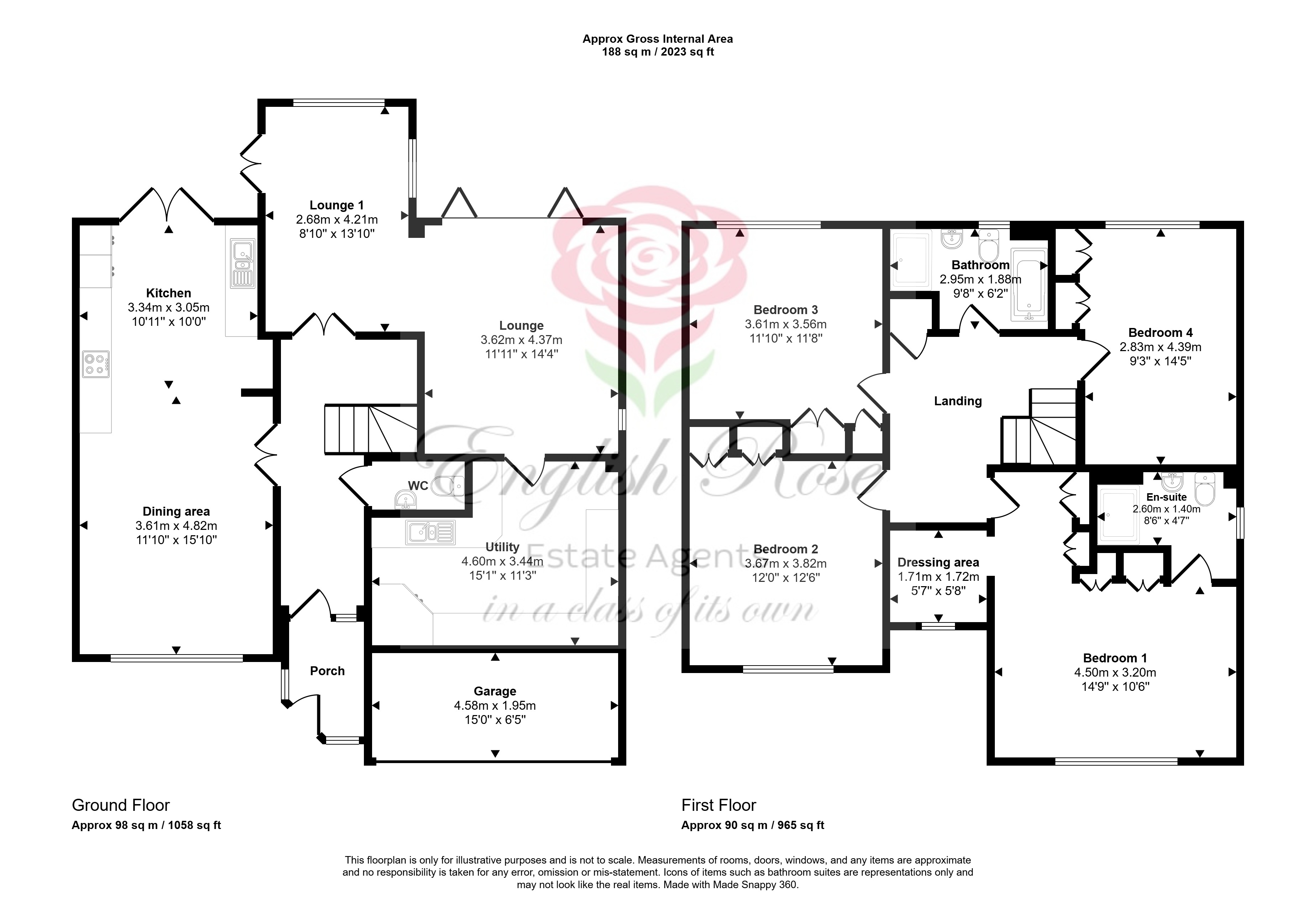 5, Lilley Close, Selston floorplan