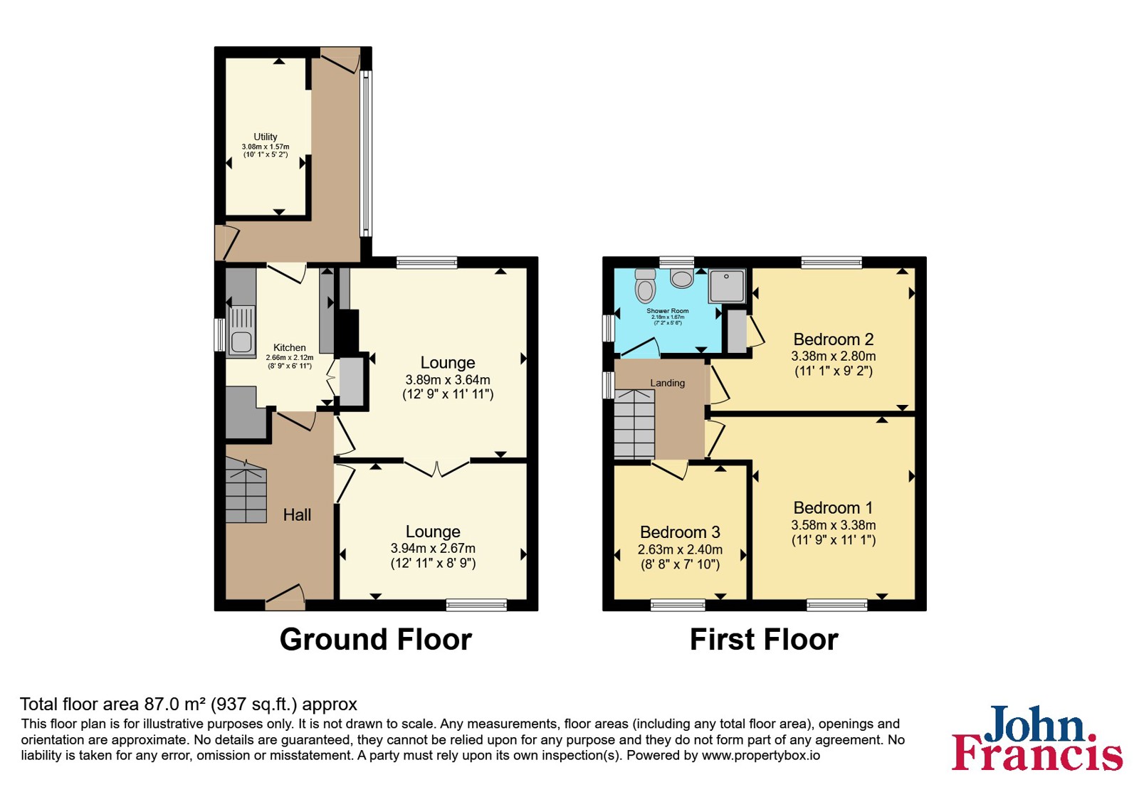71, Brynawelon, Carmarthenshire floorplan