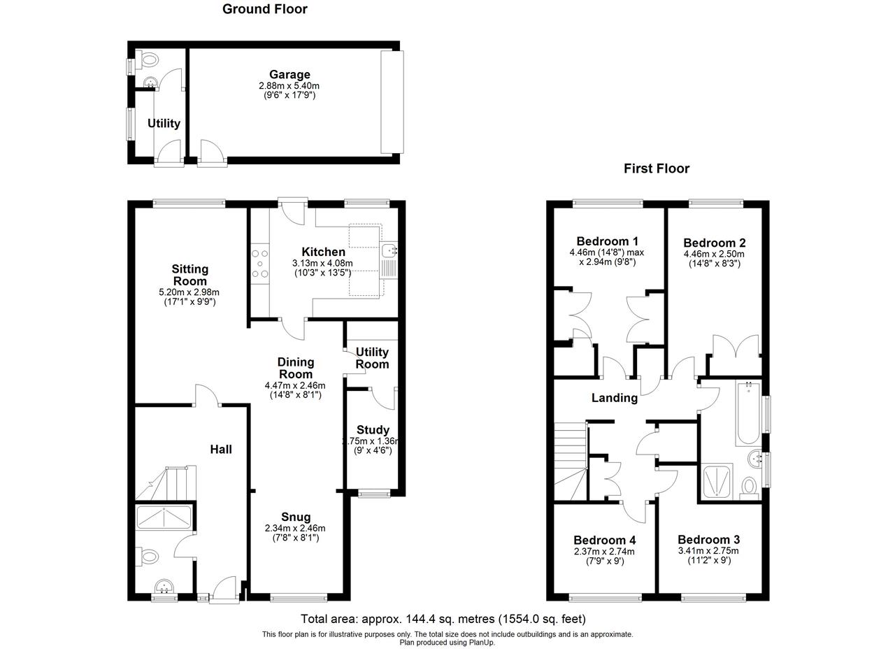 Pentland Rise, Bedford MK41, 4 bedroom detached house for sale