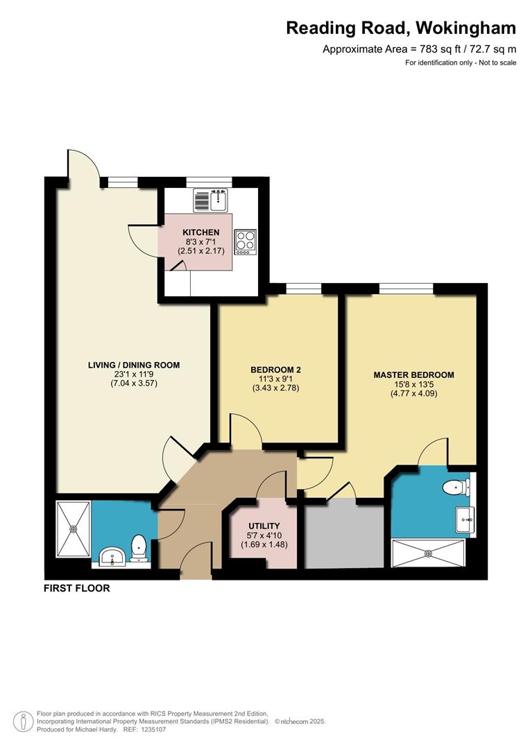 Oakingham Place, Reading Road, Wokingham, Berkshire, RG41 1EH floorplan