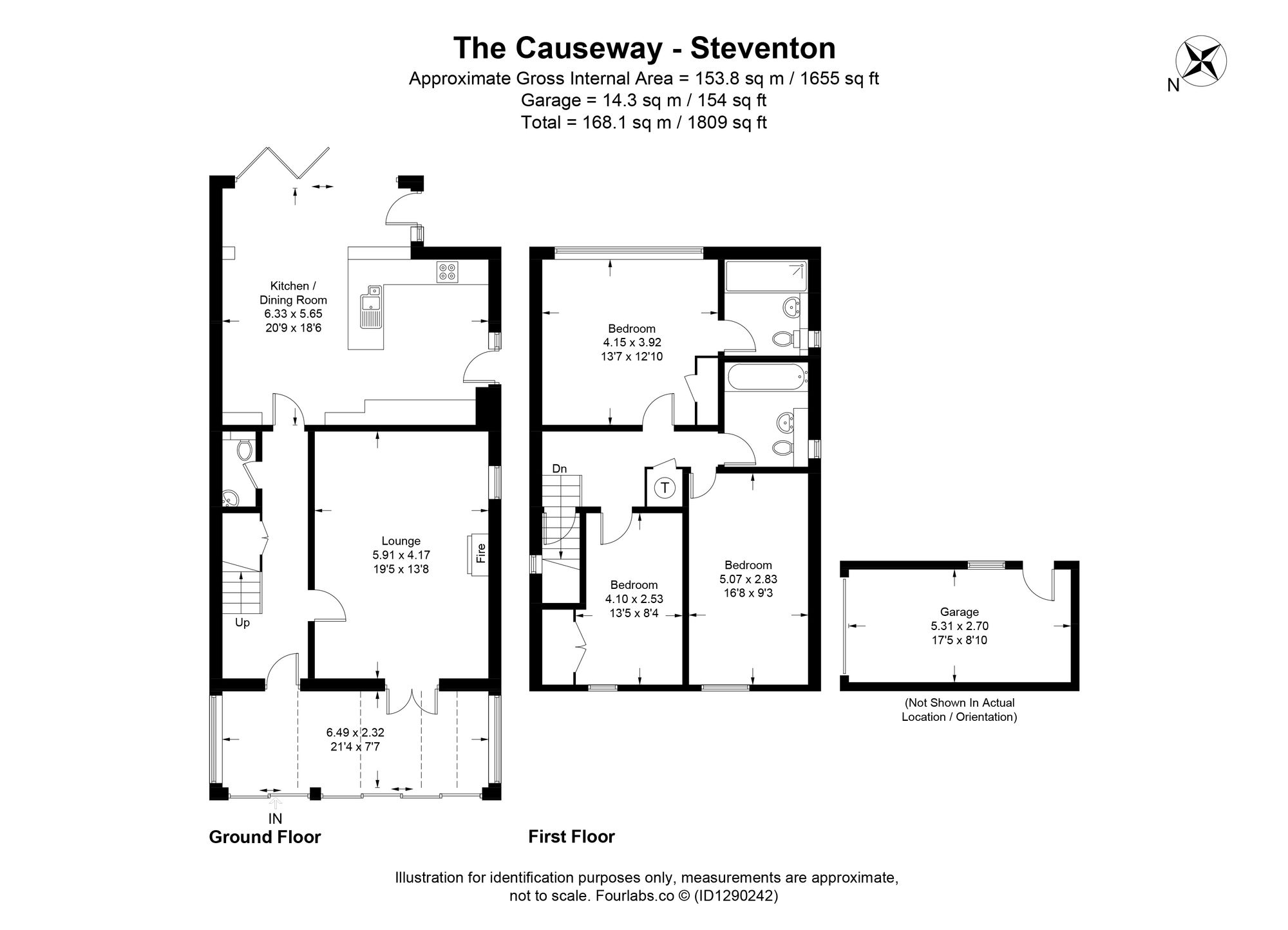 Peartree Barn The Causeway, Abingdon floorplan