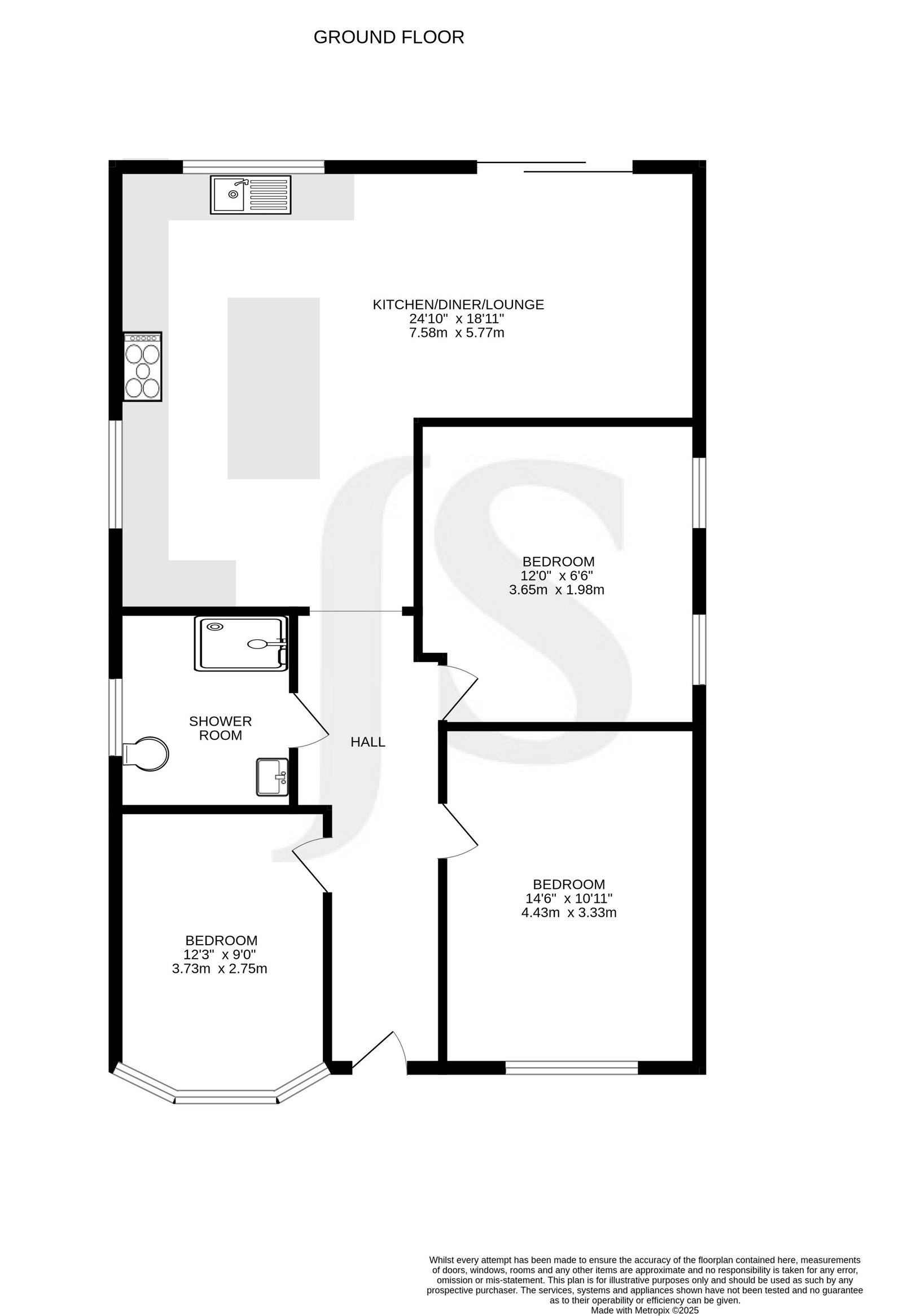 Vale Avenue, Worthing floorplan
