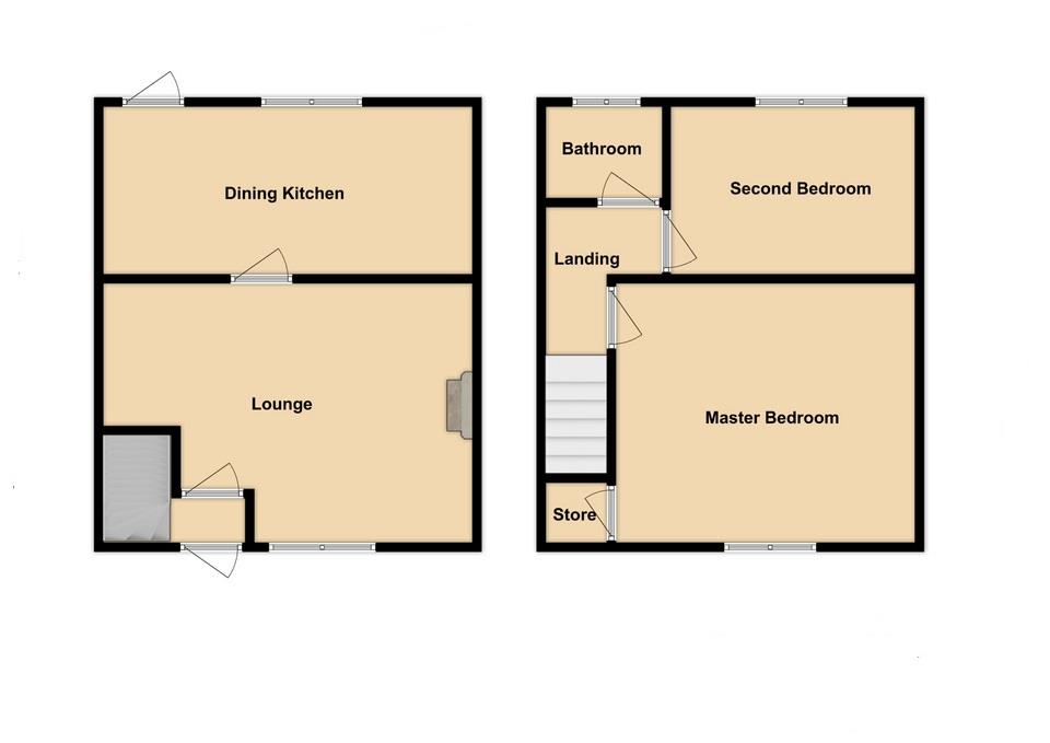 104, Seventh Street, Peterlee floorplan
