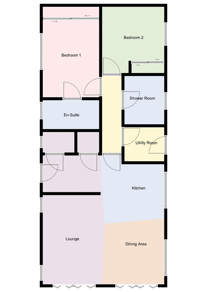204 Wickham Court, Southwick Road, Fareham floorplan