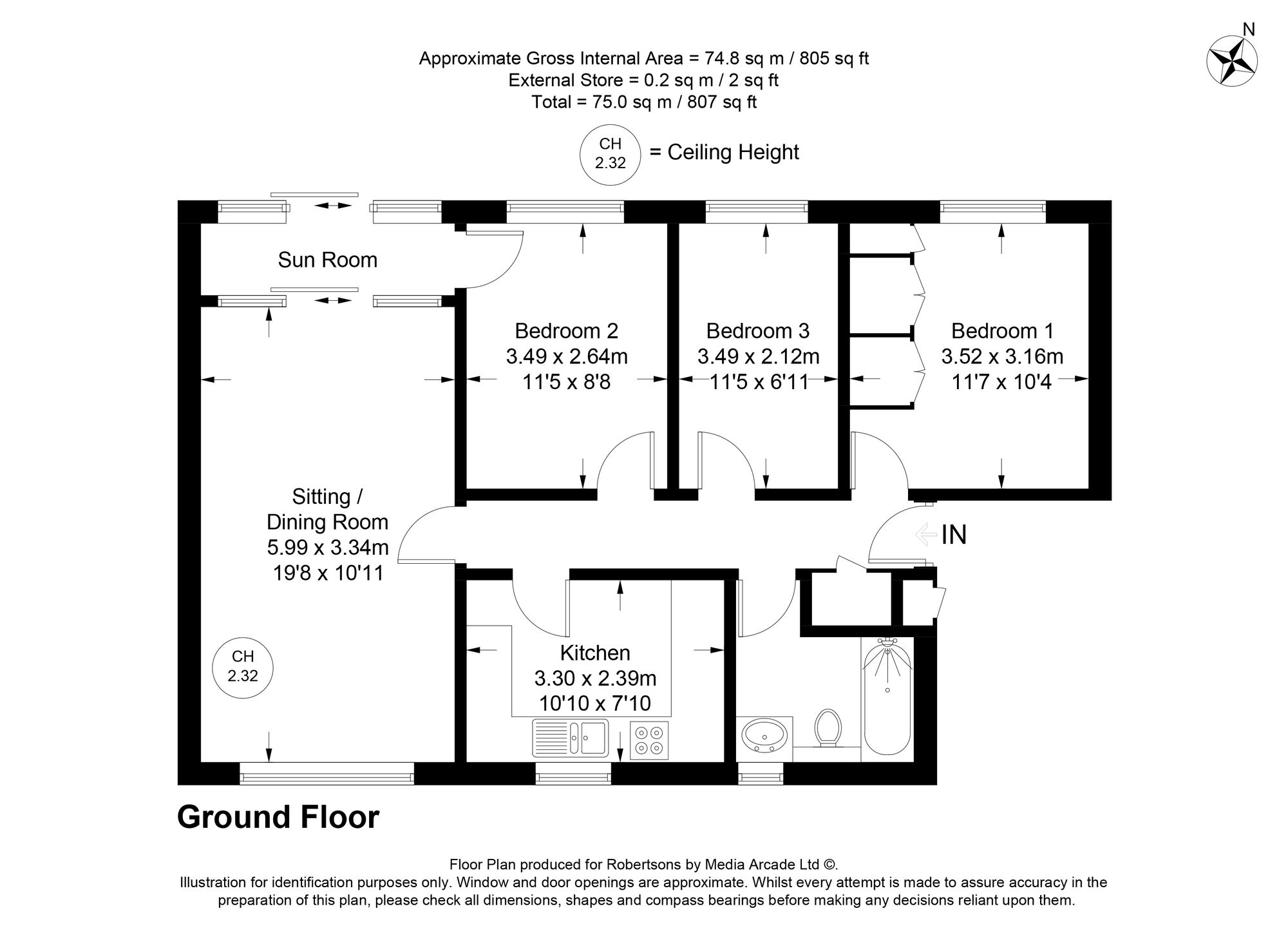 2 Russell House Cressington Place, Bourne End floorplan