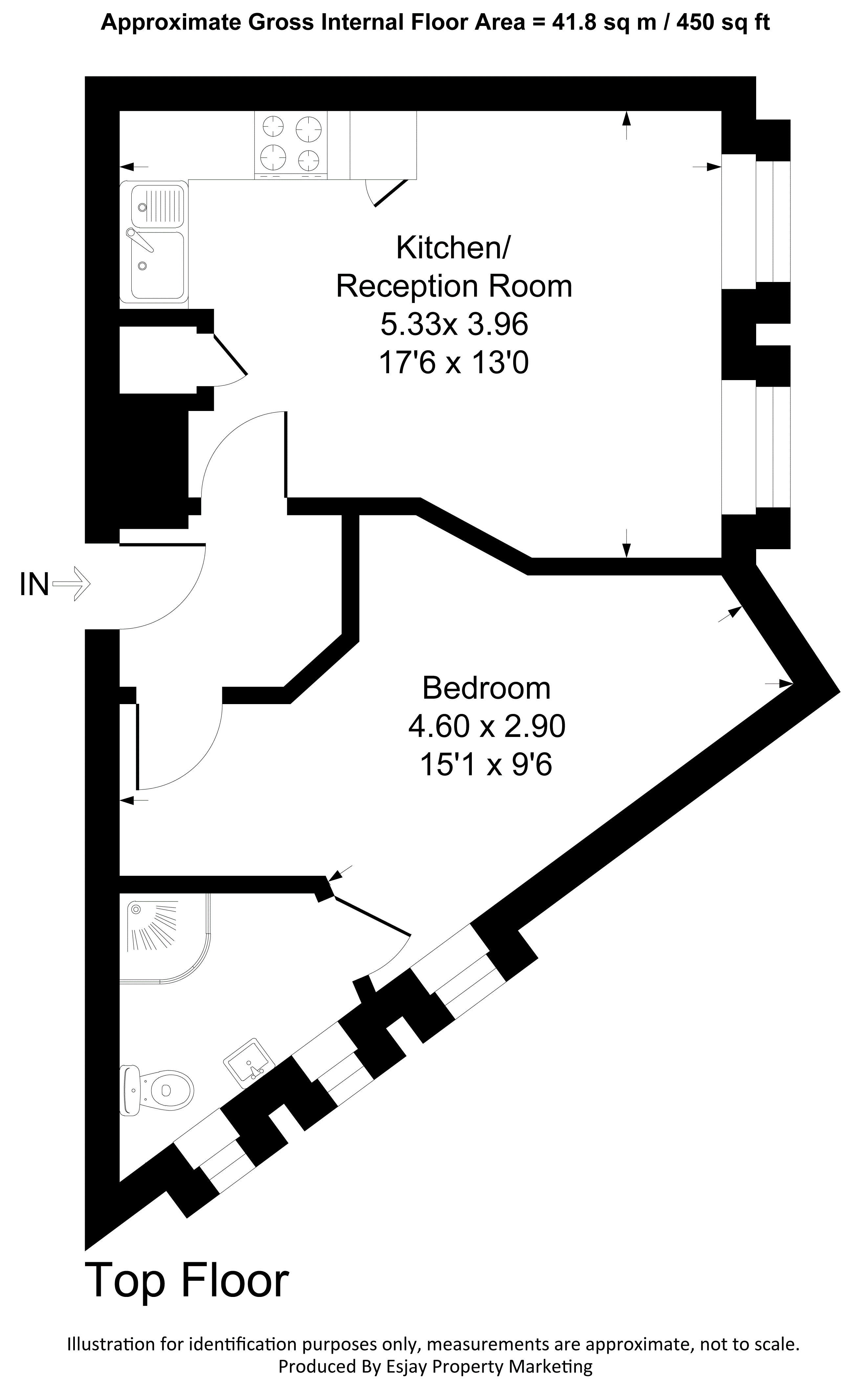 19 Parkgate House, 356, West Barnes Lane, New Malden floorplan