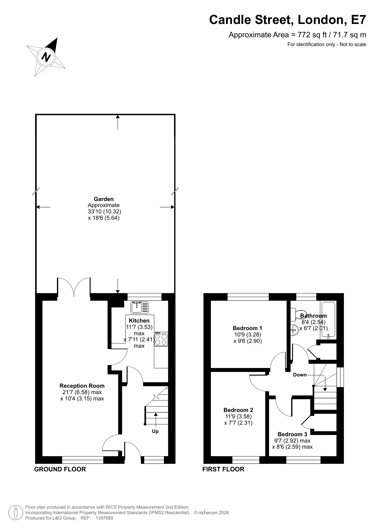 Grebe Cl, London floorplan