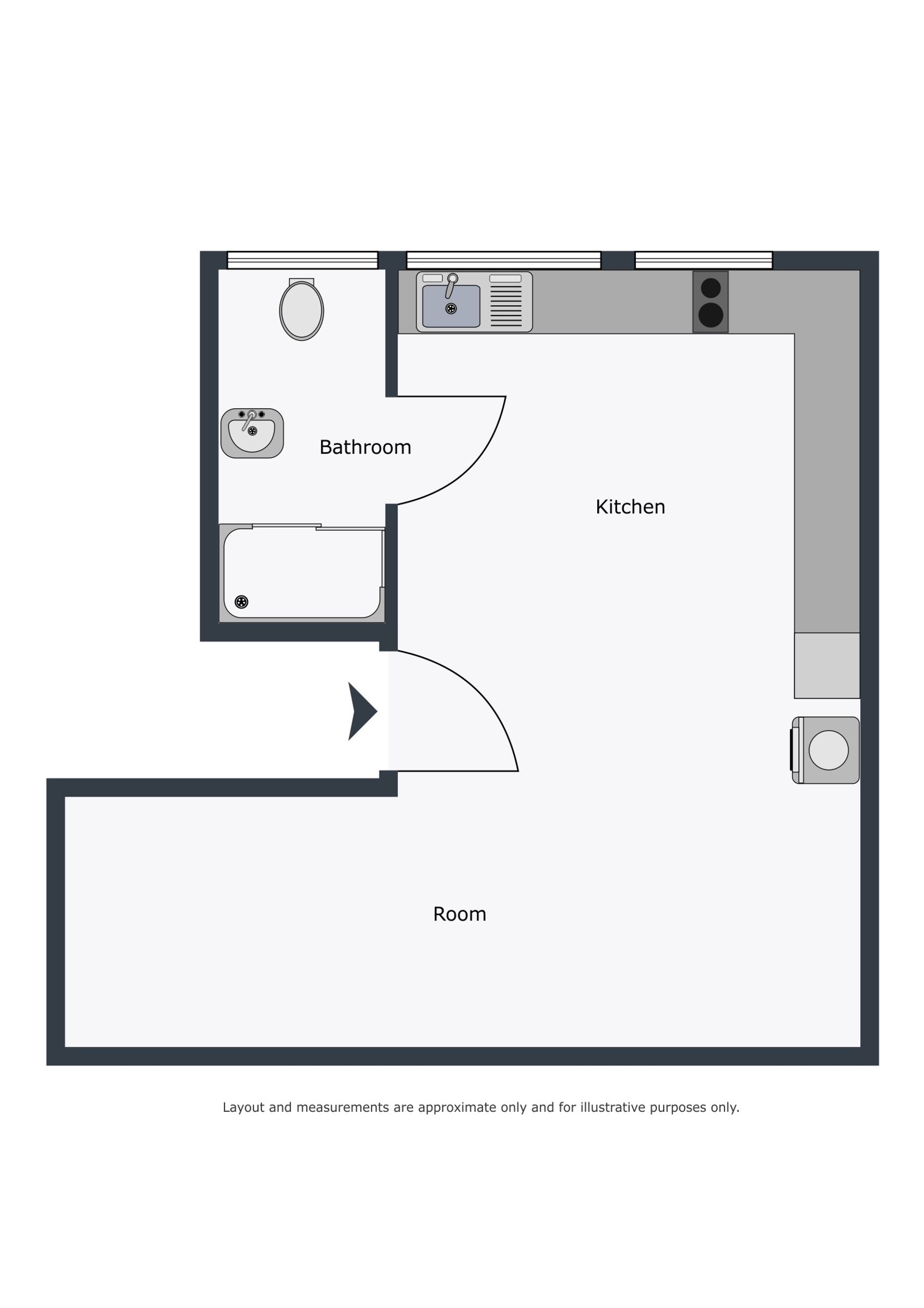 Flat 10 33 Croxley Road, London floorplan