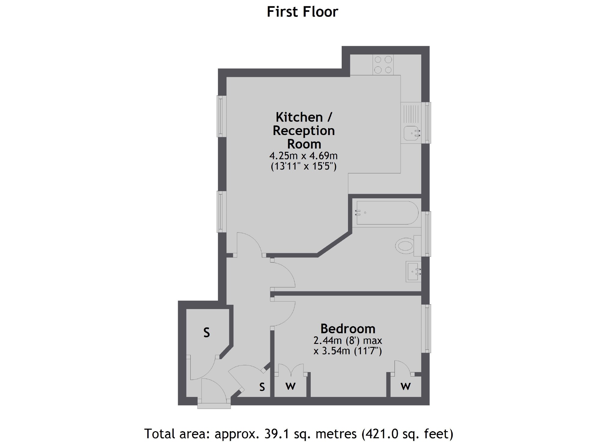 Bridewell Place, London floorplan