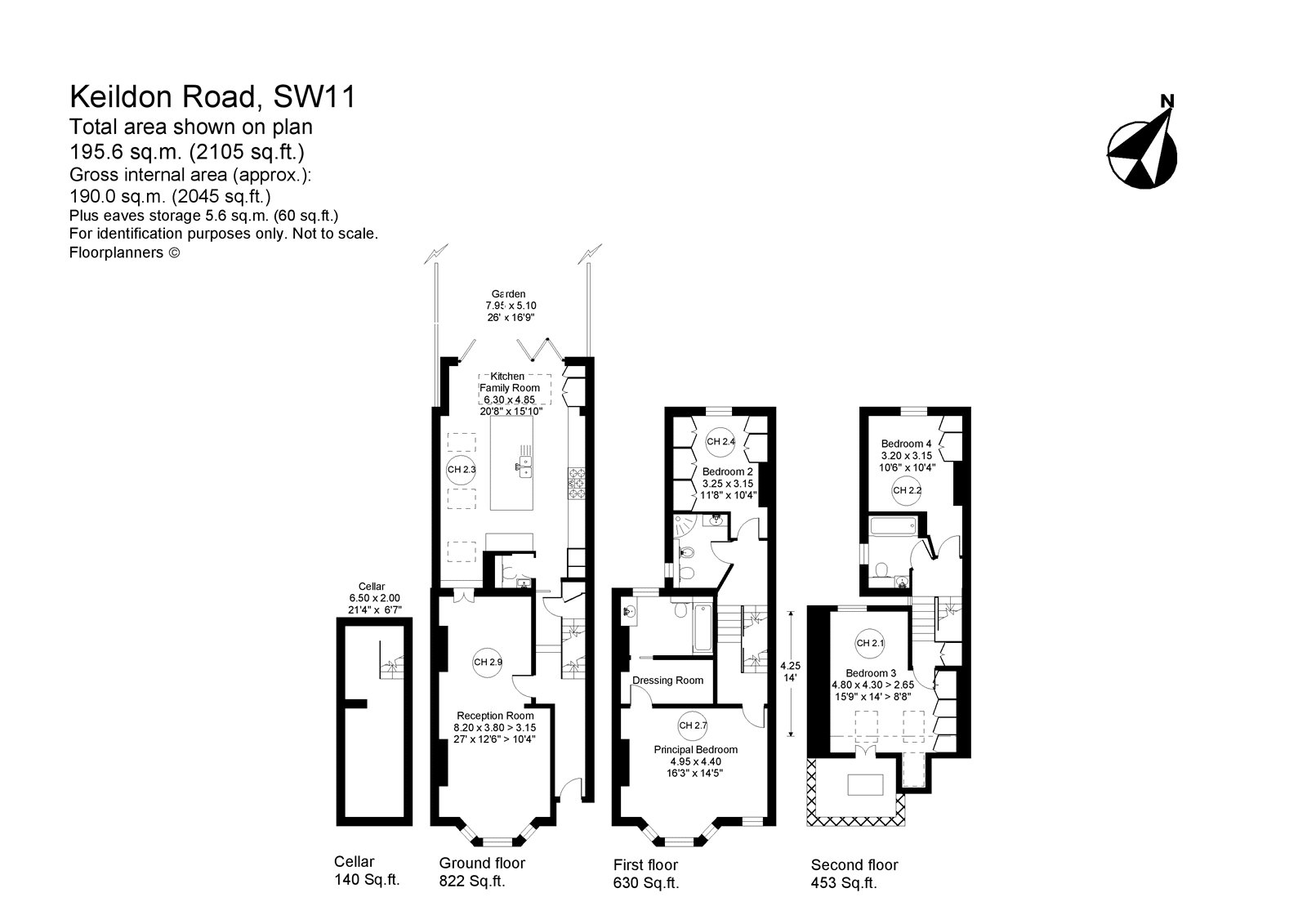 Keildon Road, London, SW11 floorplan