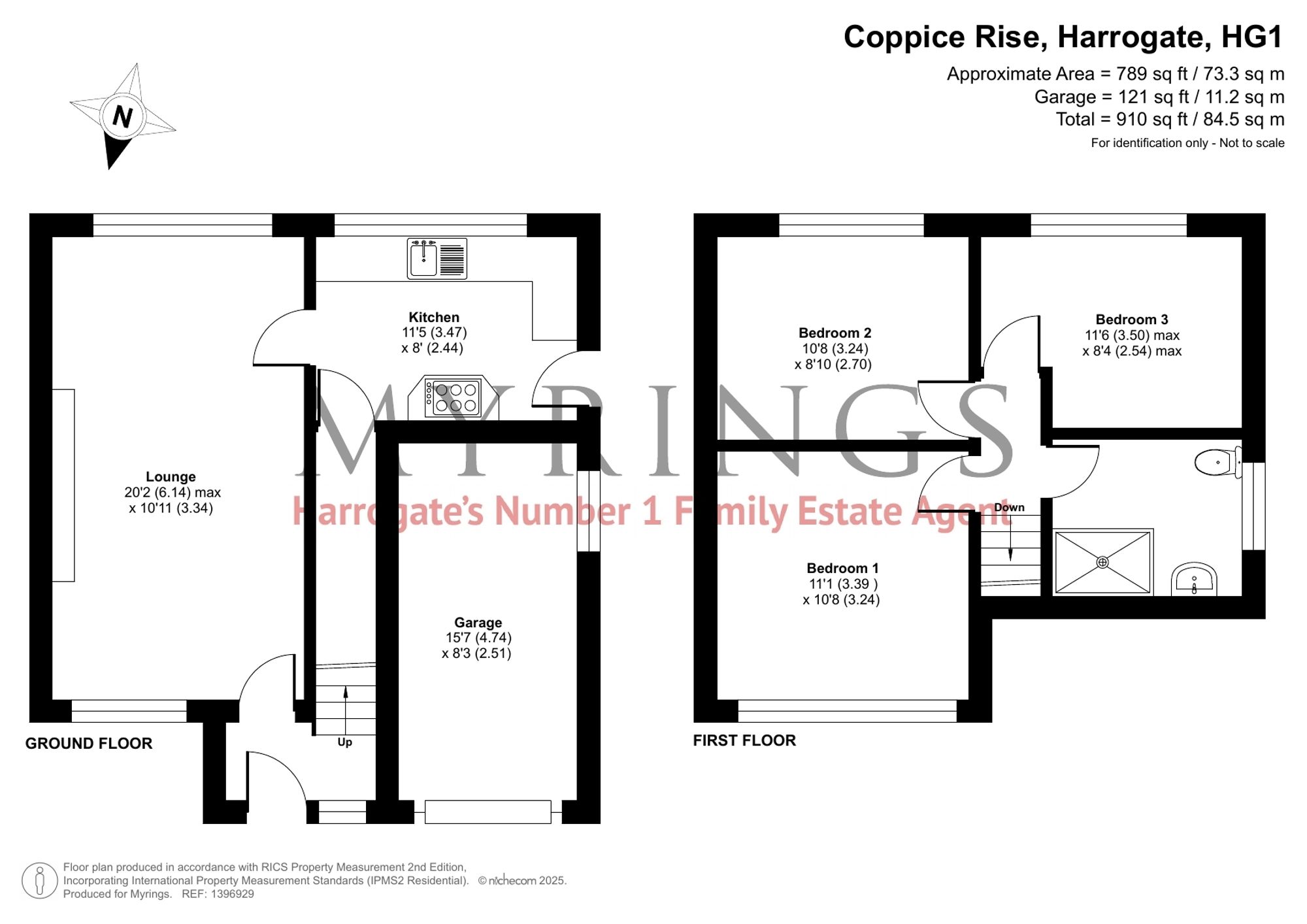 28 Coppice Rise, Harrogate floorplan