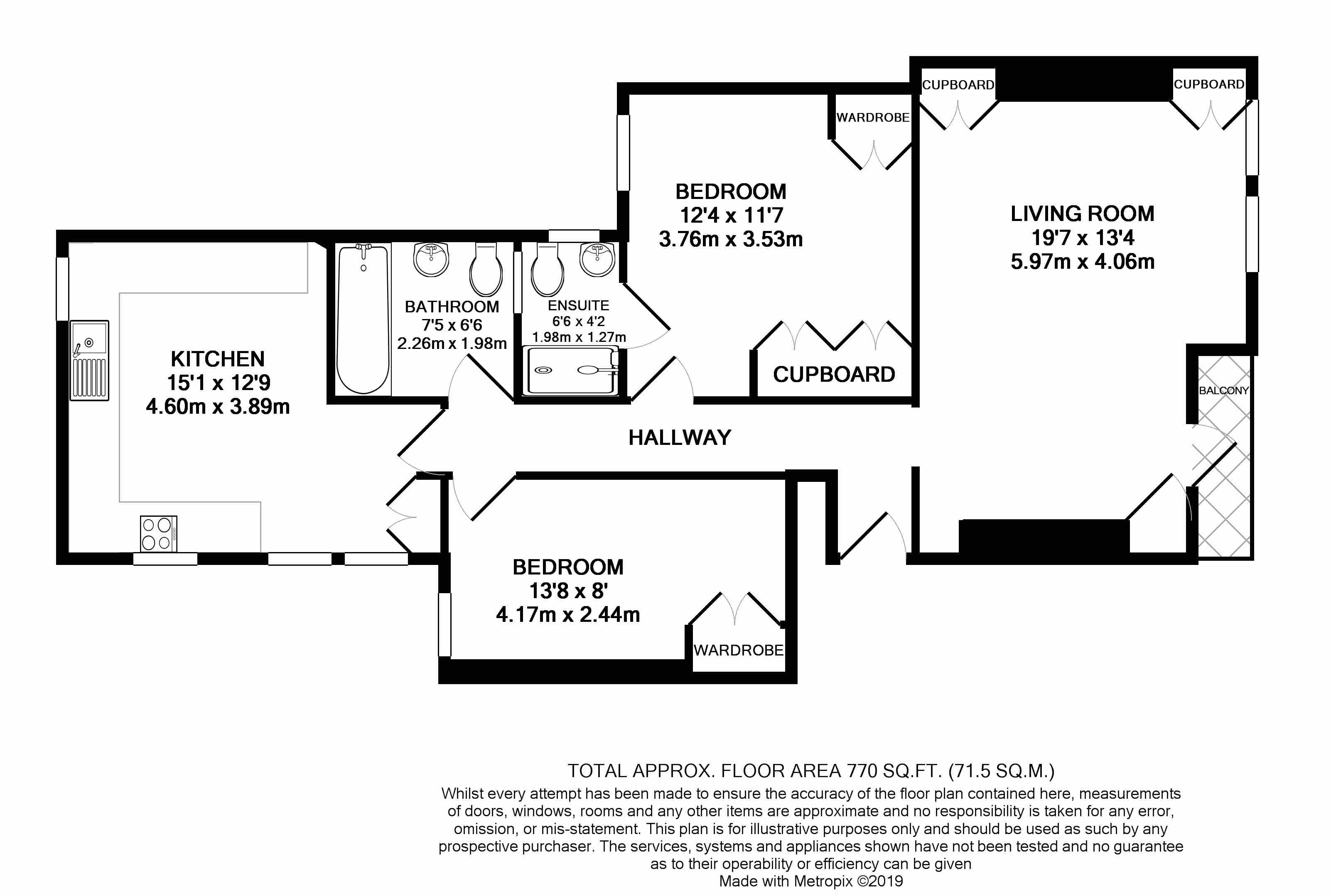 2 Bedrooms Flat to rent in Honeybourne Road, West Hampstead NW6