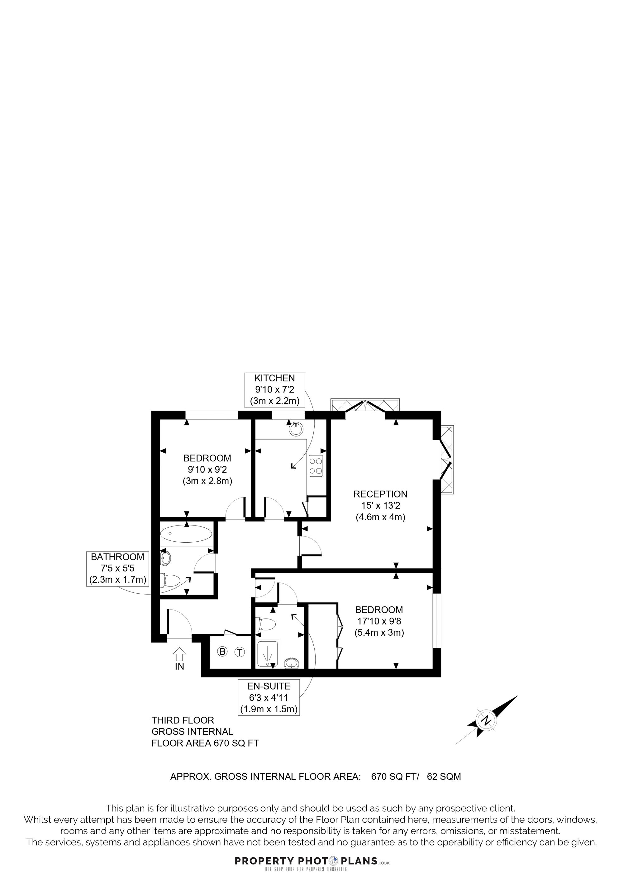 Apt 245, Welford House Waxlow Way, Northolt floorplan