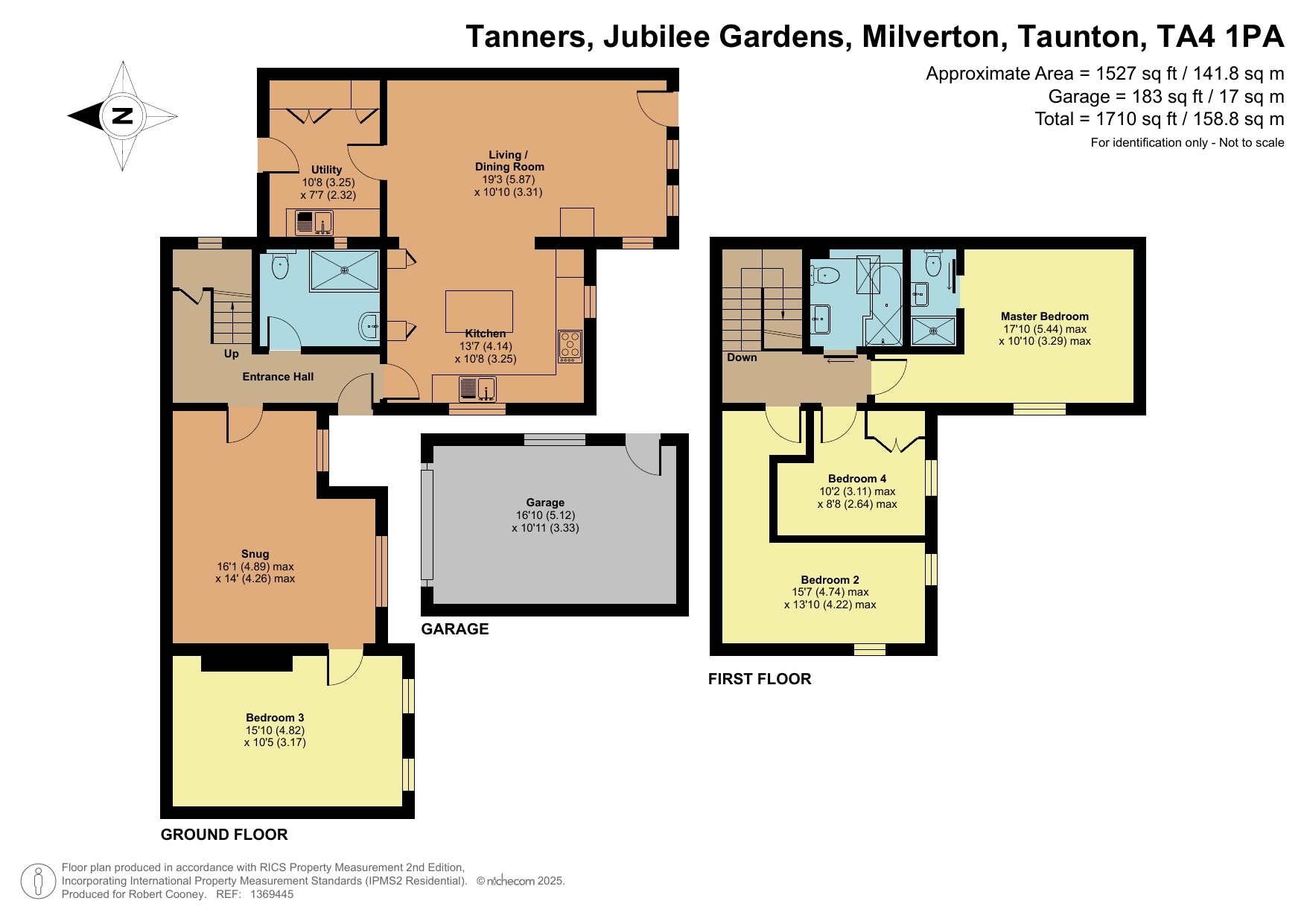 Tanners, Milverton floorplan