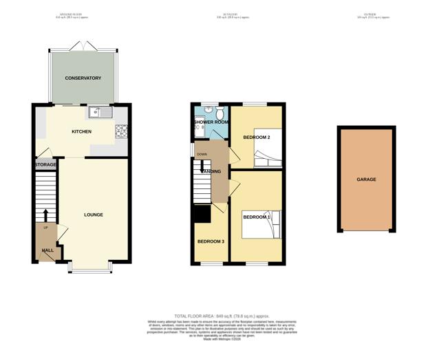 20, Cornbrook Grove, Waterlooville floorplan