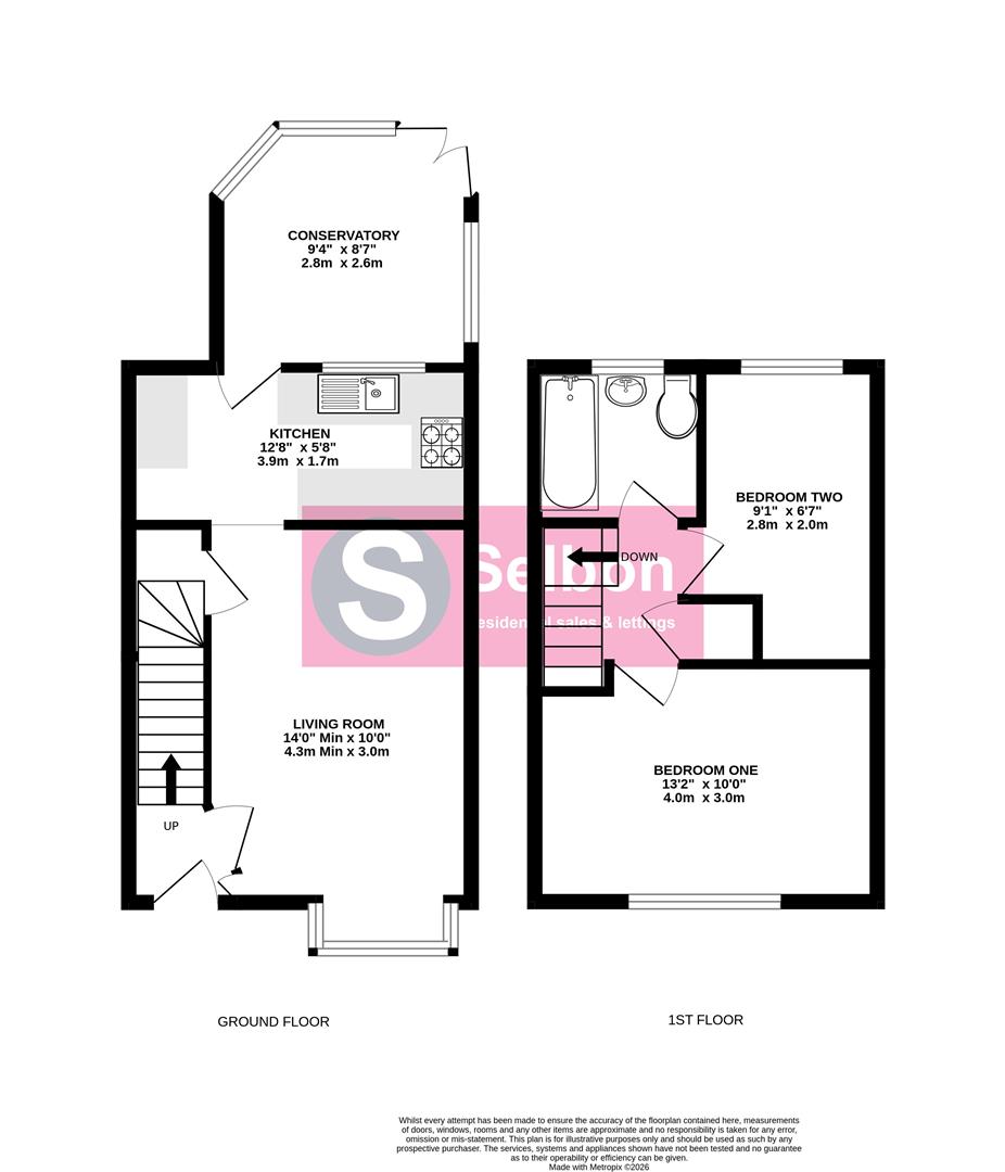 21, Griffon Close, Farnborough floorplan